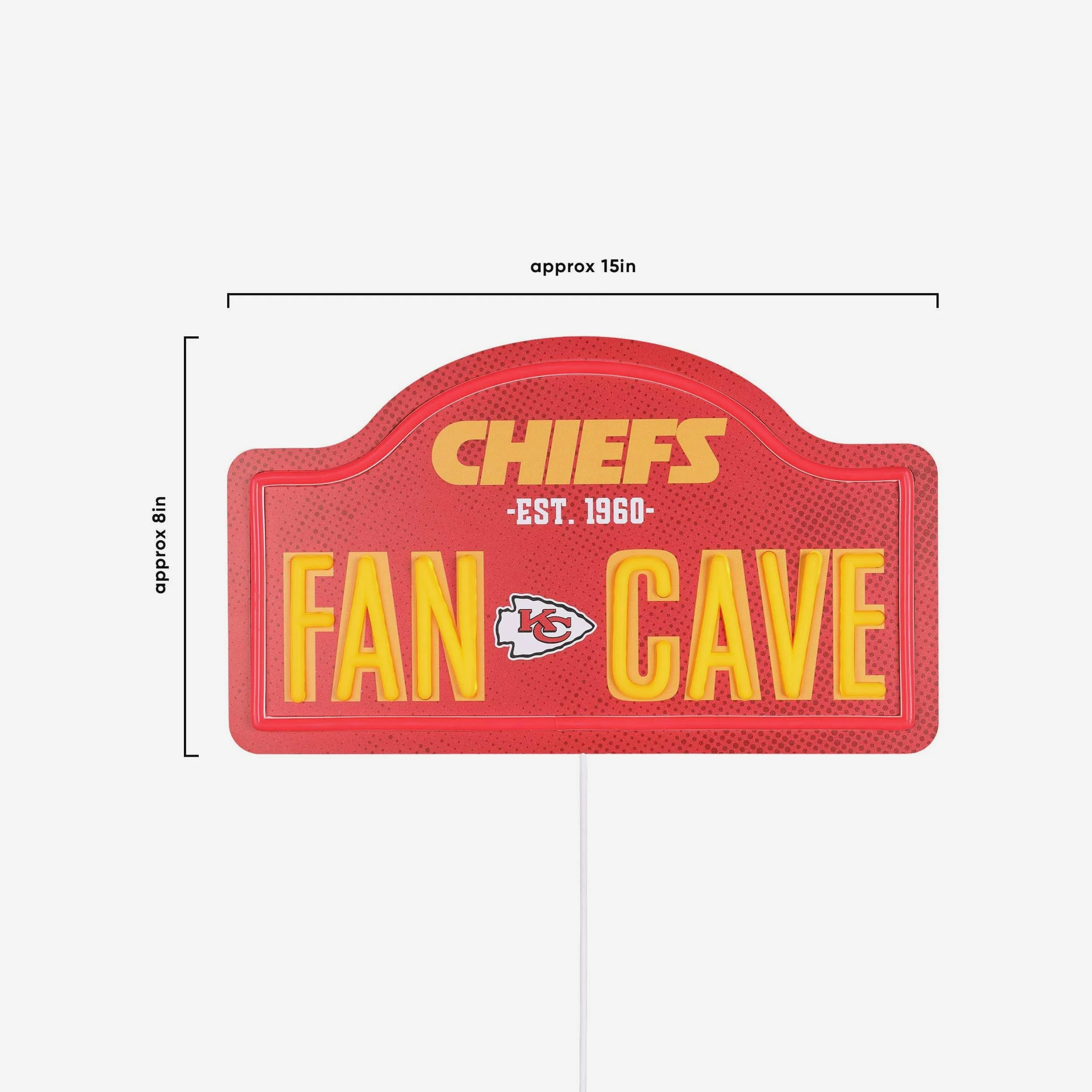 Kansas City Chiefs LED Neon Fancave Sign - Image 4