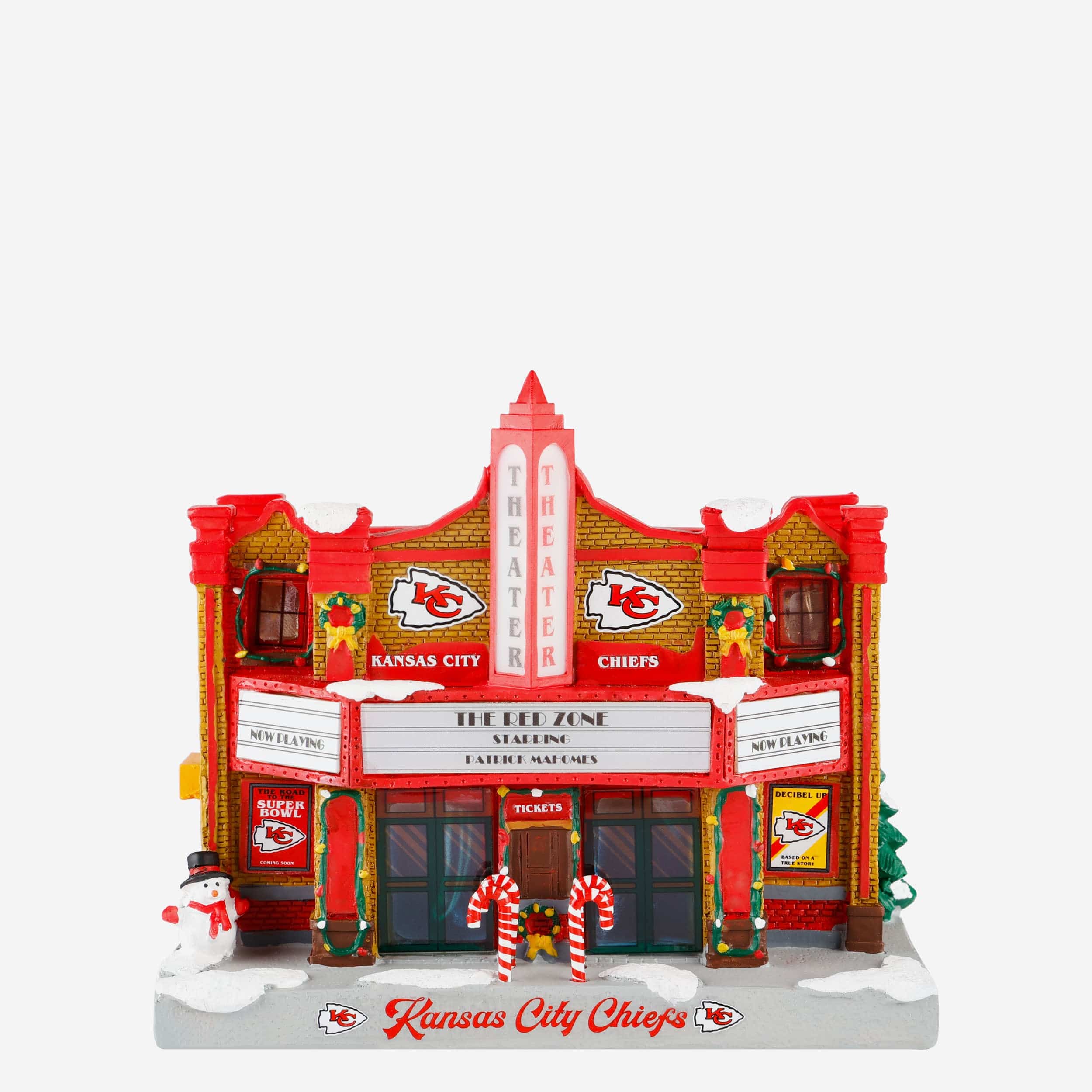 Kansas City Chiefs Light Up Resin Team Theater