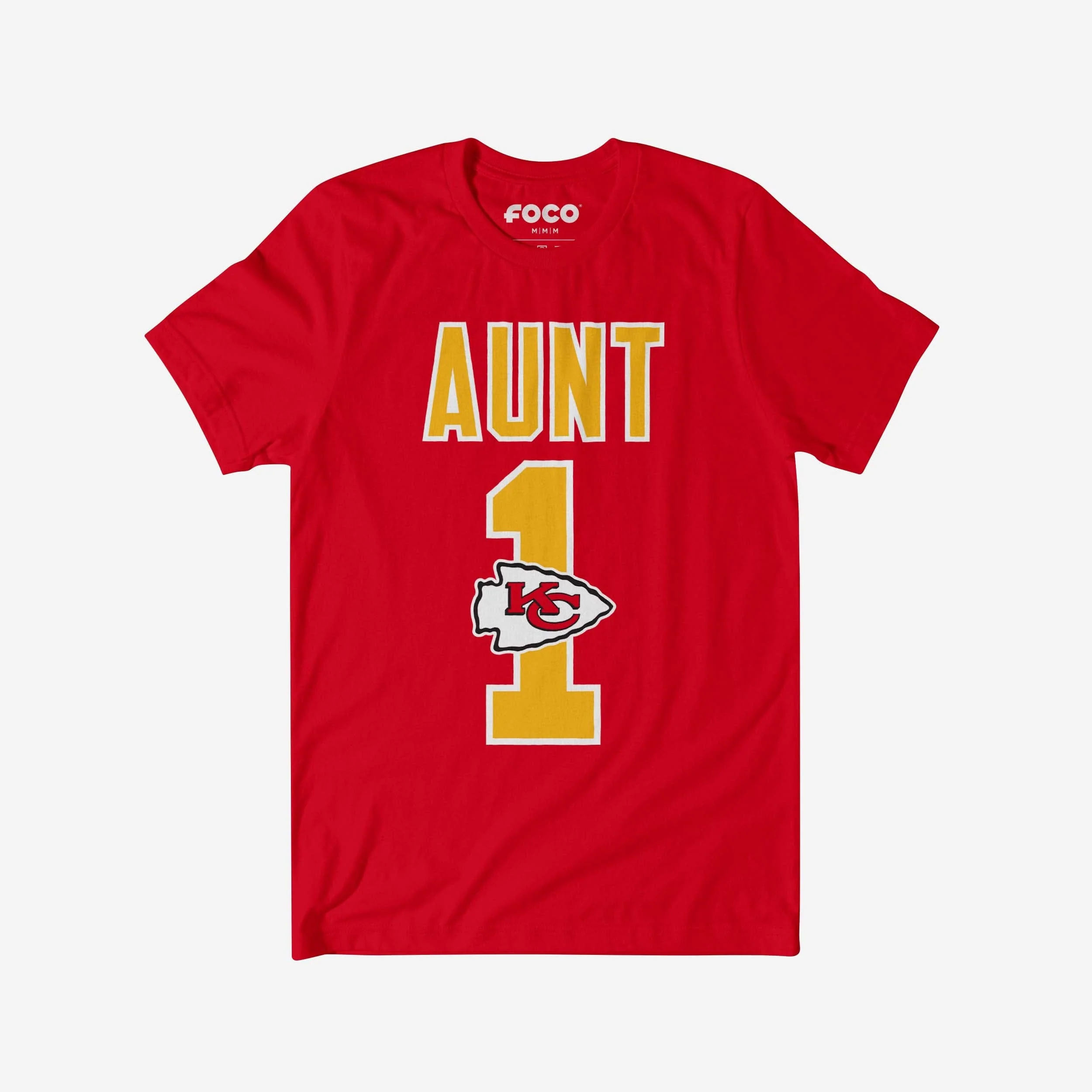Kansas City Chiefs Number 1 Aunt T-Shirt