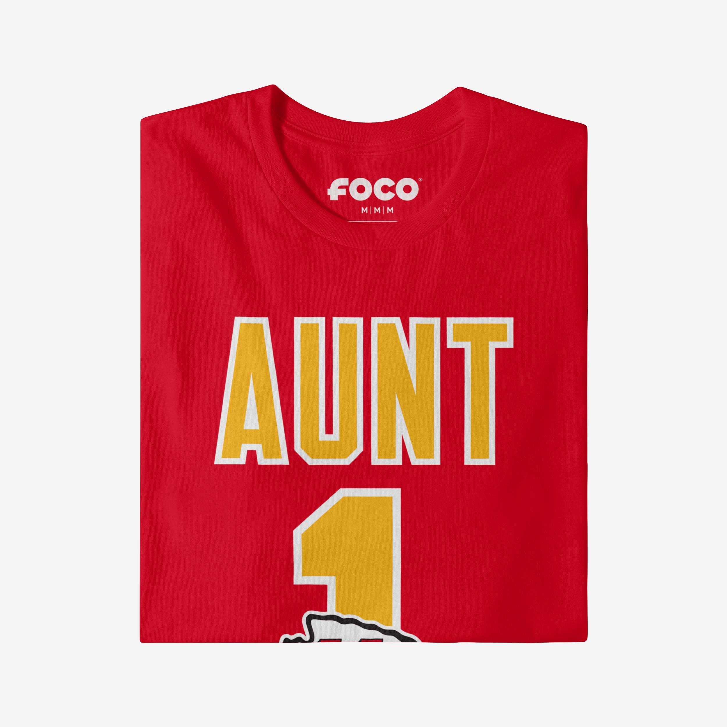 Kansas City Chiefs Number 1 Aunt T-Shirt - Image 4