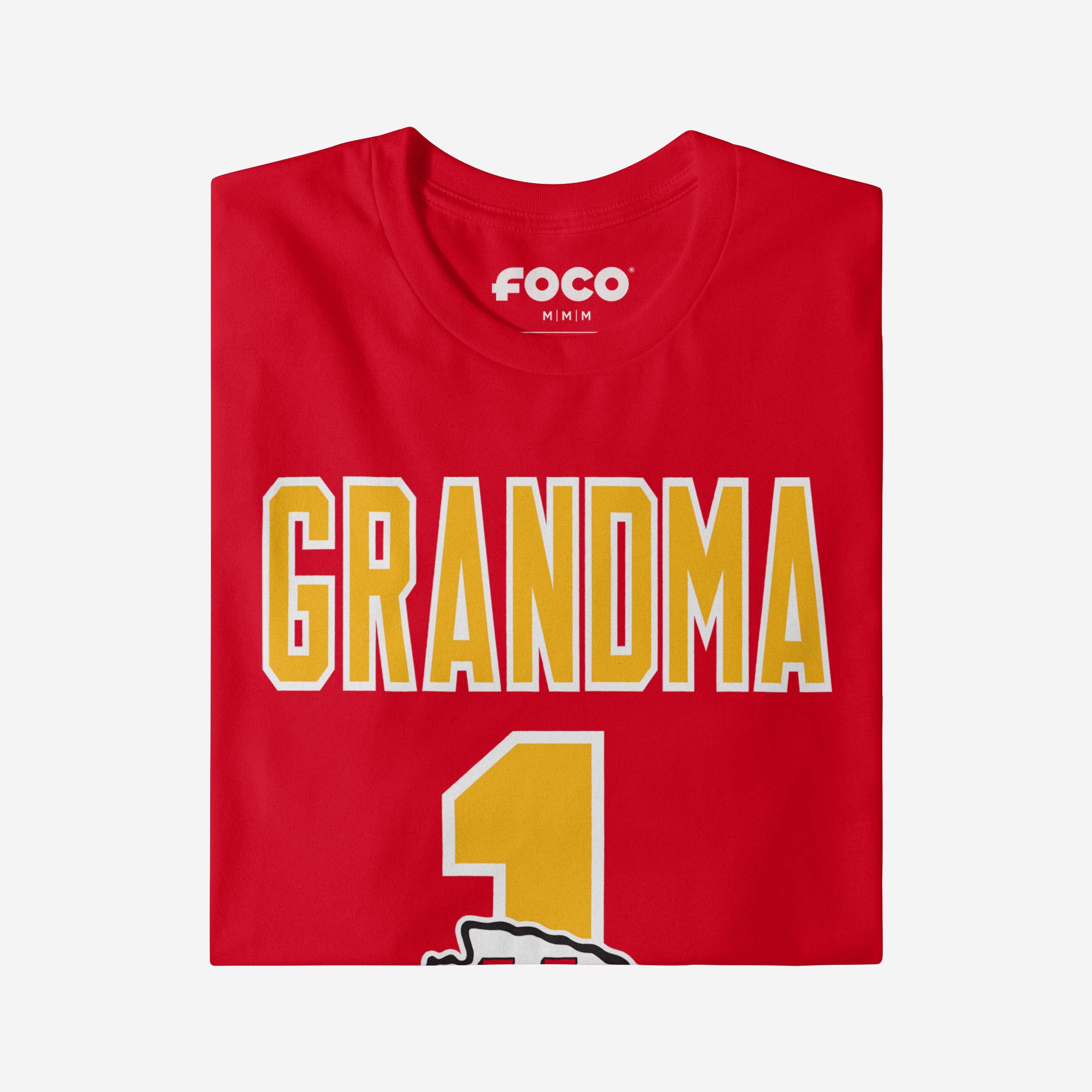 Kansas City Chiefs Number 1 Grandma T-Shirt - Image 3