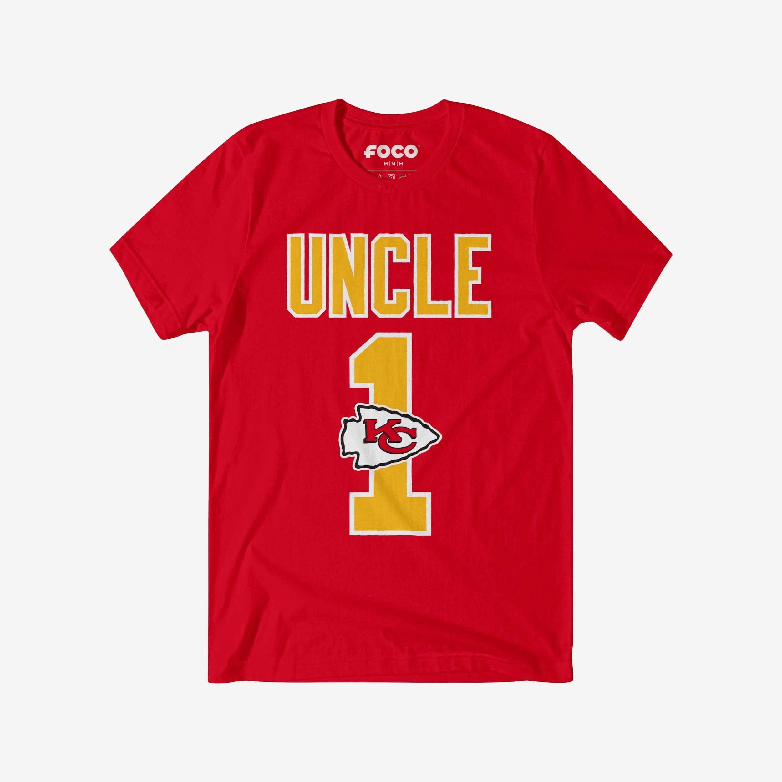 Kansas City Chiefs Number 1 Uncle T-Shirt