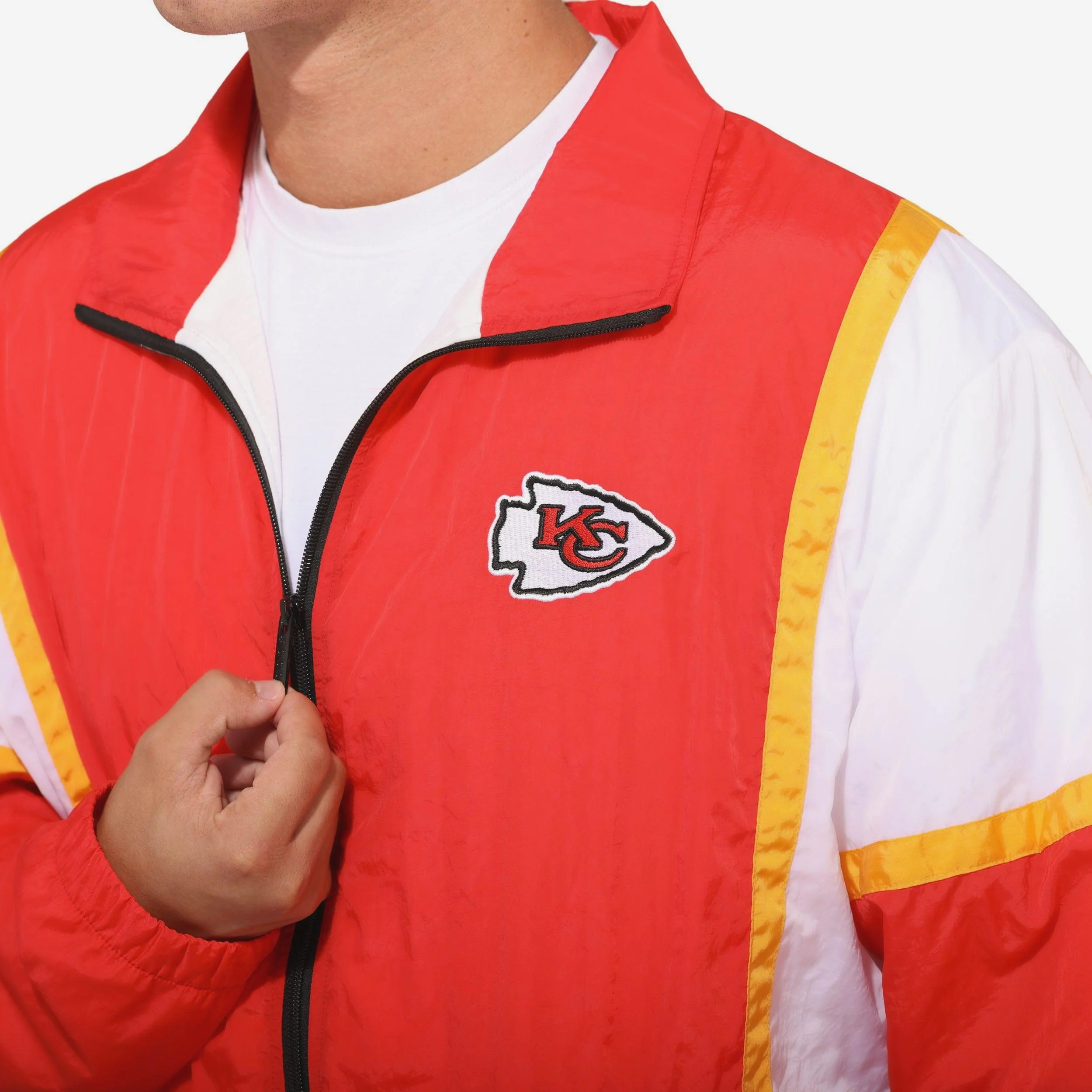 Kansas City Chiefs Nylon Crinkle Gameday Jacket - Image 3