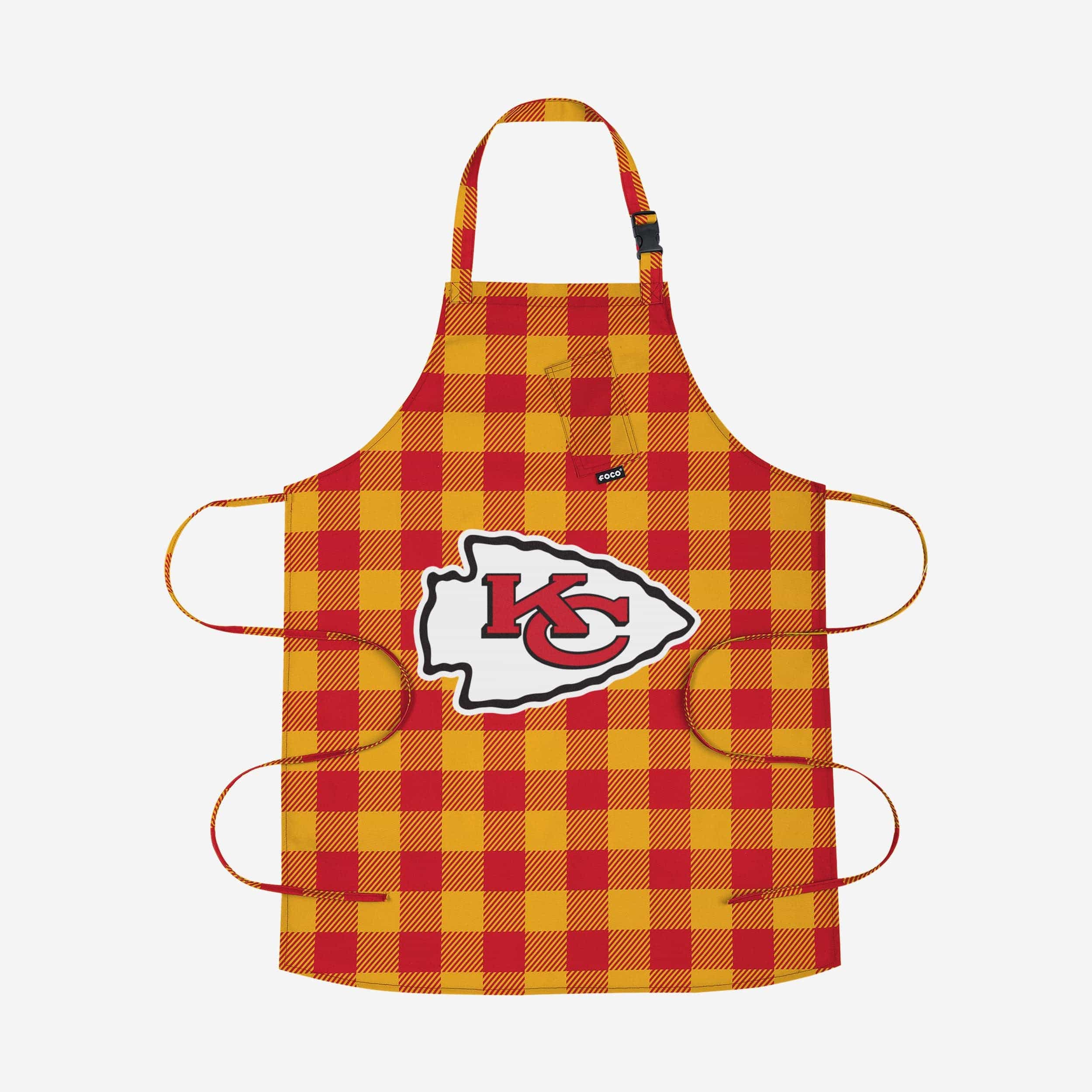 Kansas City Chiefs Plaid Apron