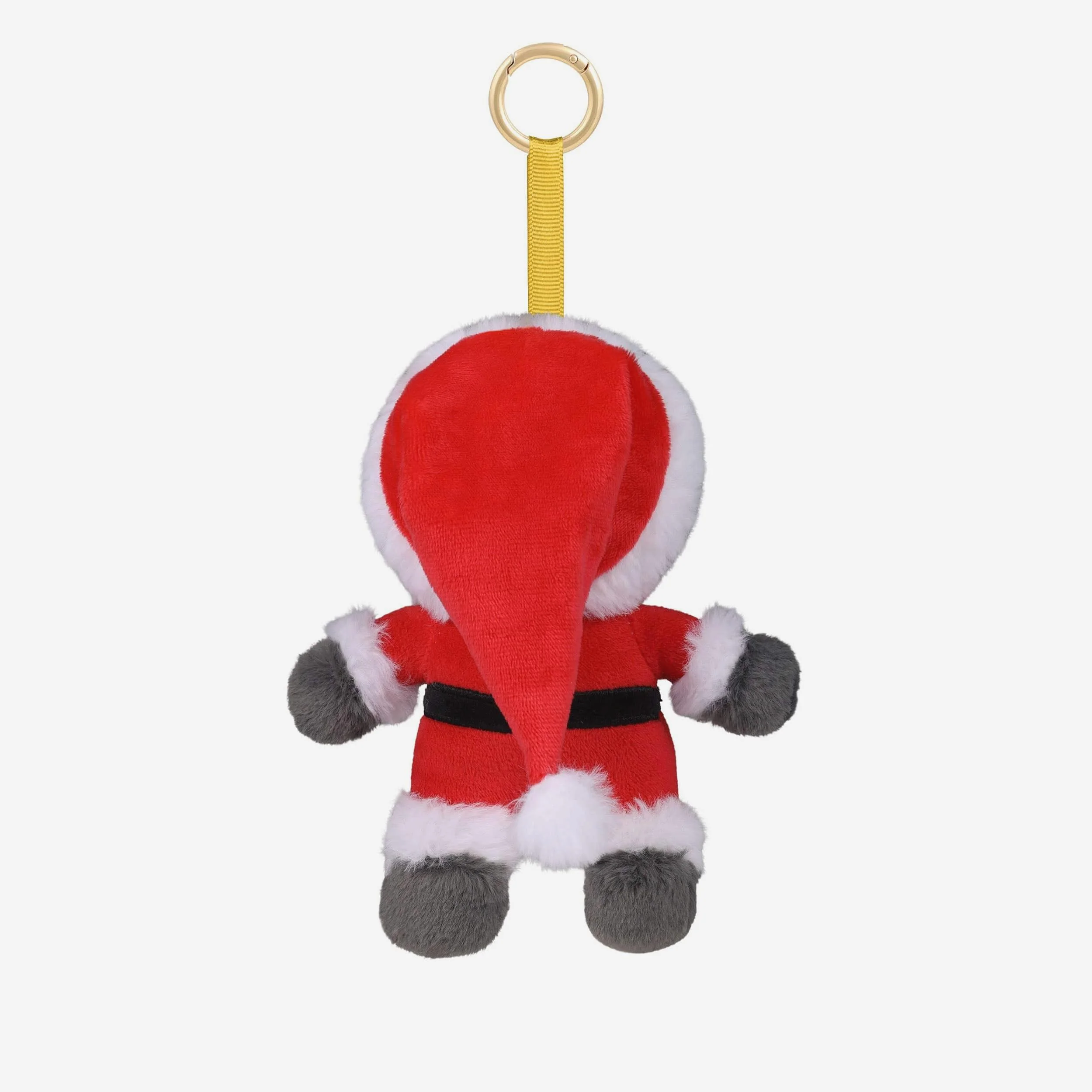 Kansas City Chiefs Plush Mascot Santa Bag Charm Keychain - Image 4