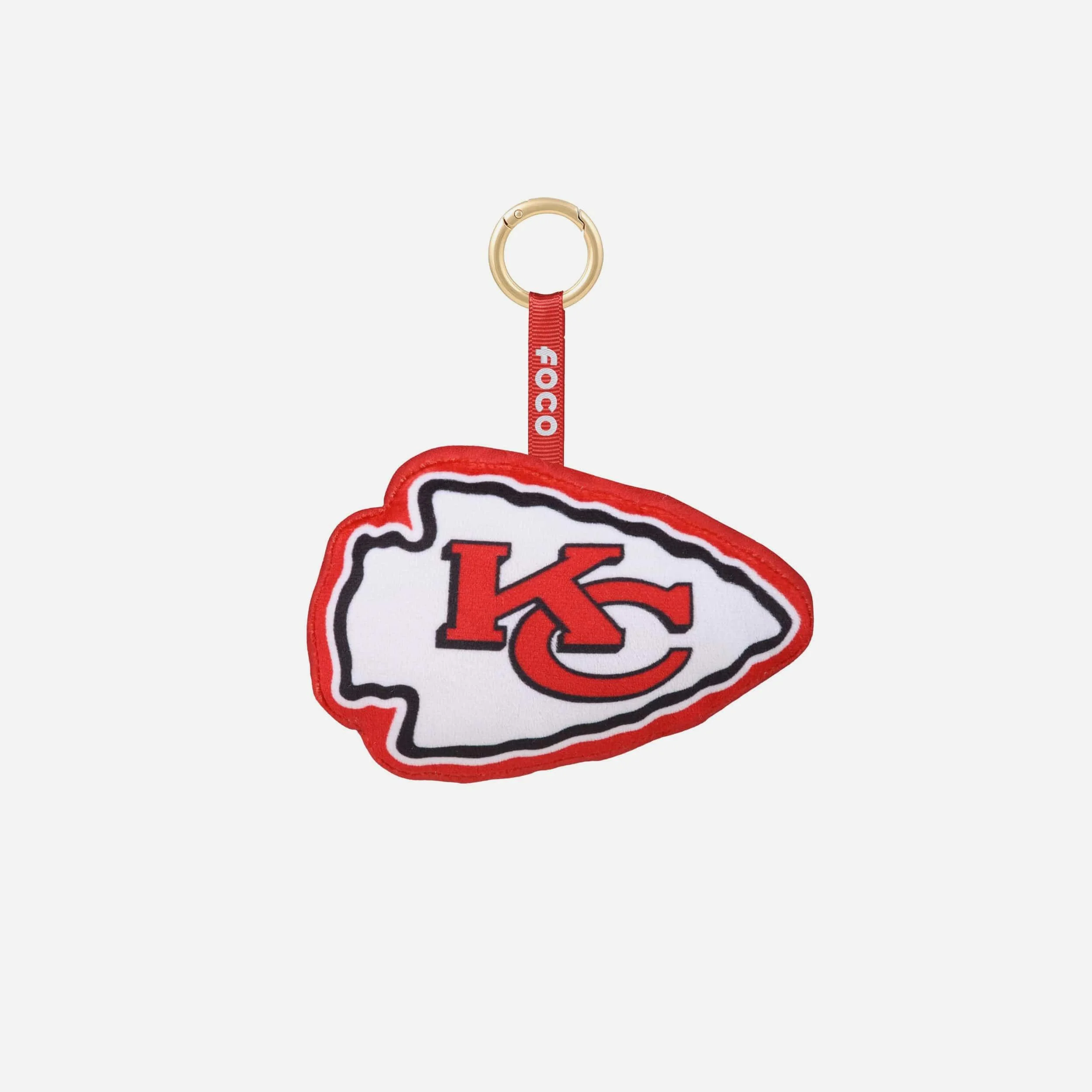 Kansas City Chiefs Plush Team Logo Bag Charm Keychain