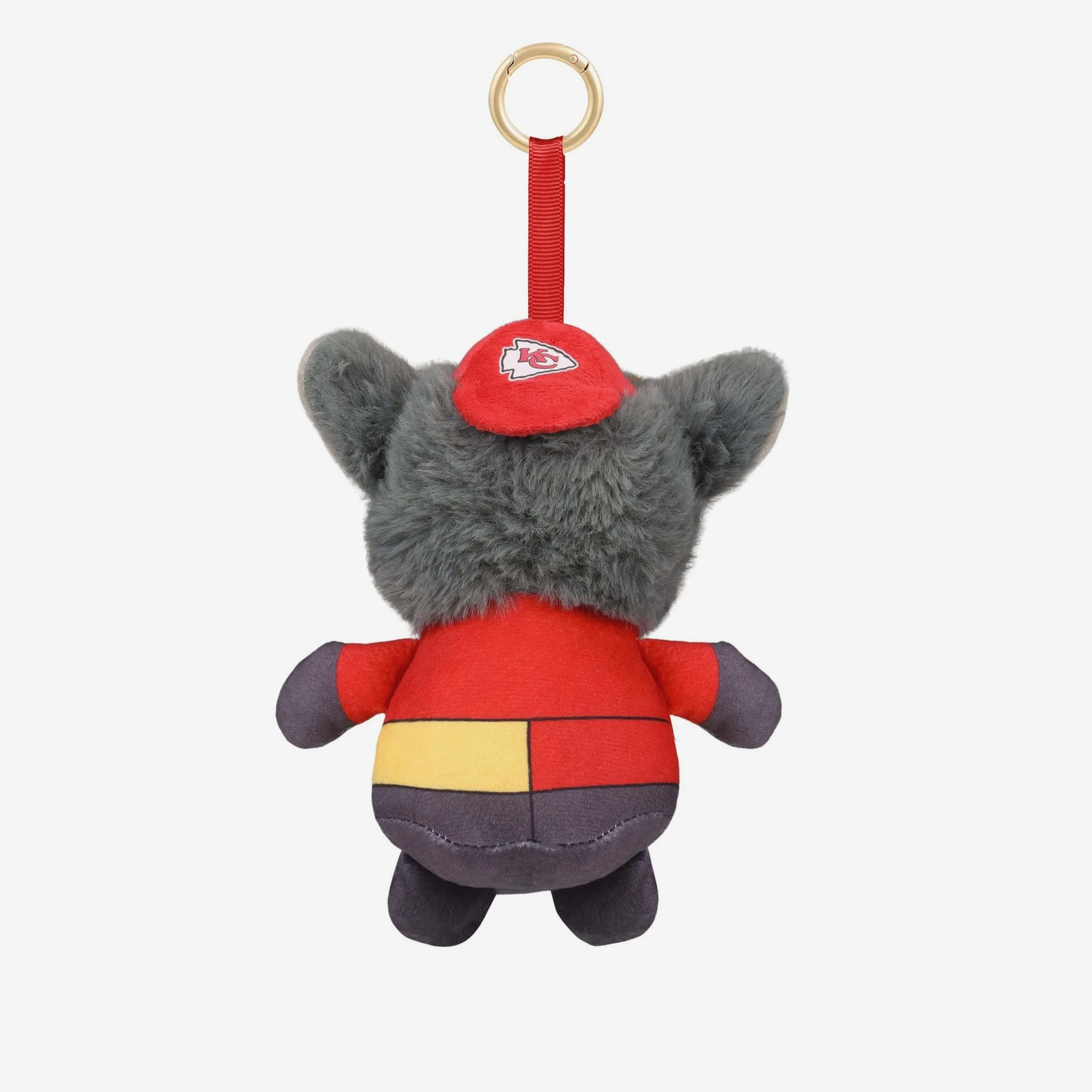 Kansas City Chiefs Plush Teamie Beanie Mascot Bag Charm Keychain - Image 4