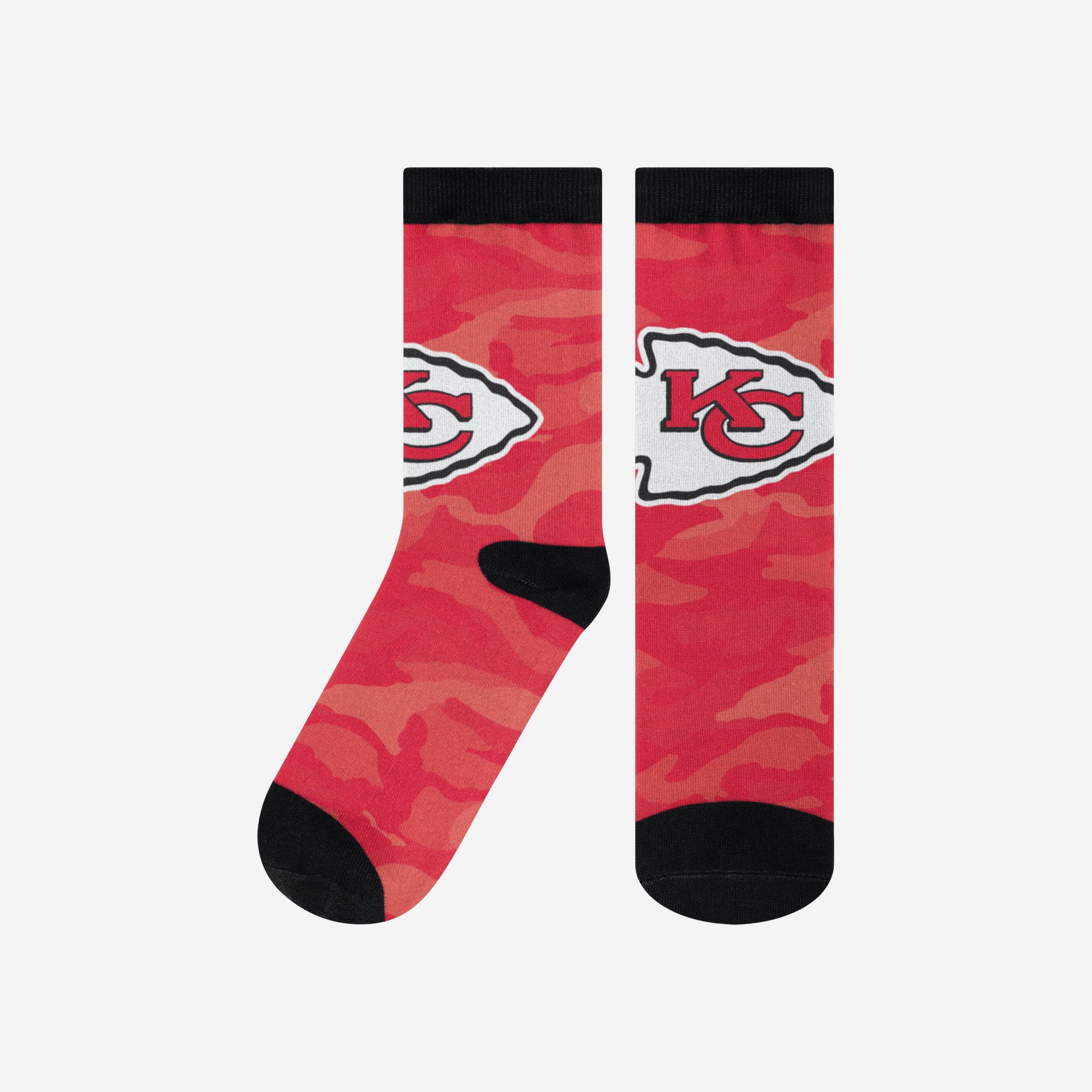Kansas City Chiefs Printed Camo Socks