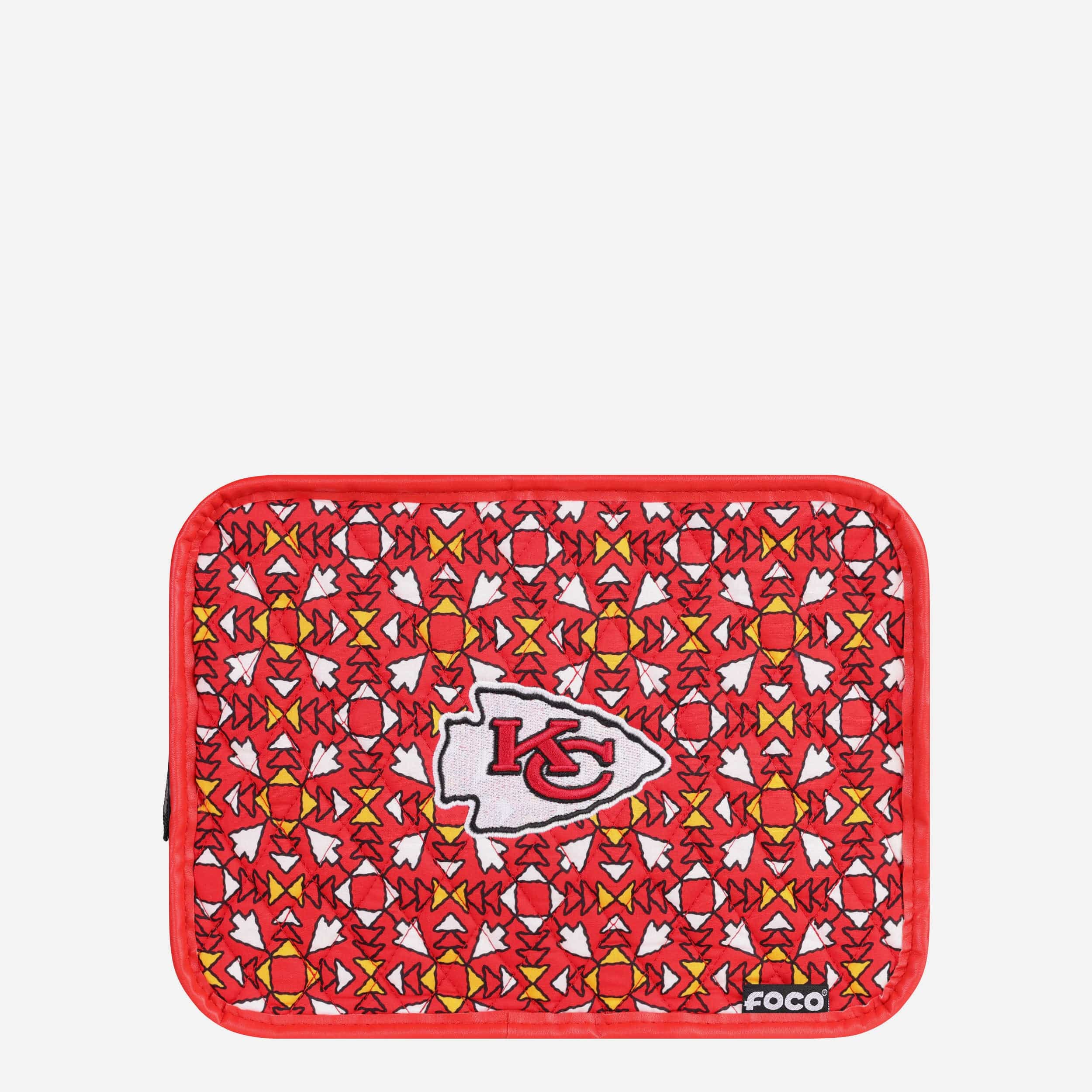 Kansas City Chiefs Quilted Printed Cosmetic Bag - Image 5