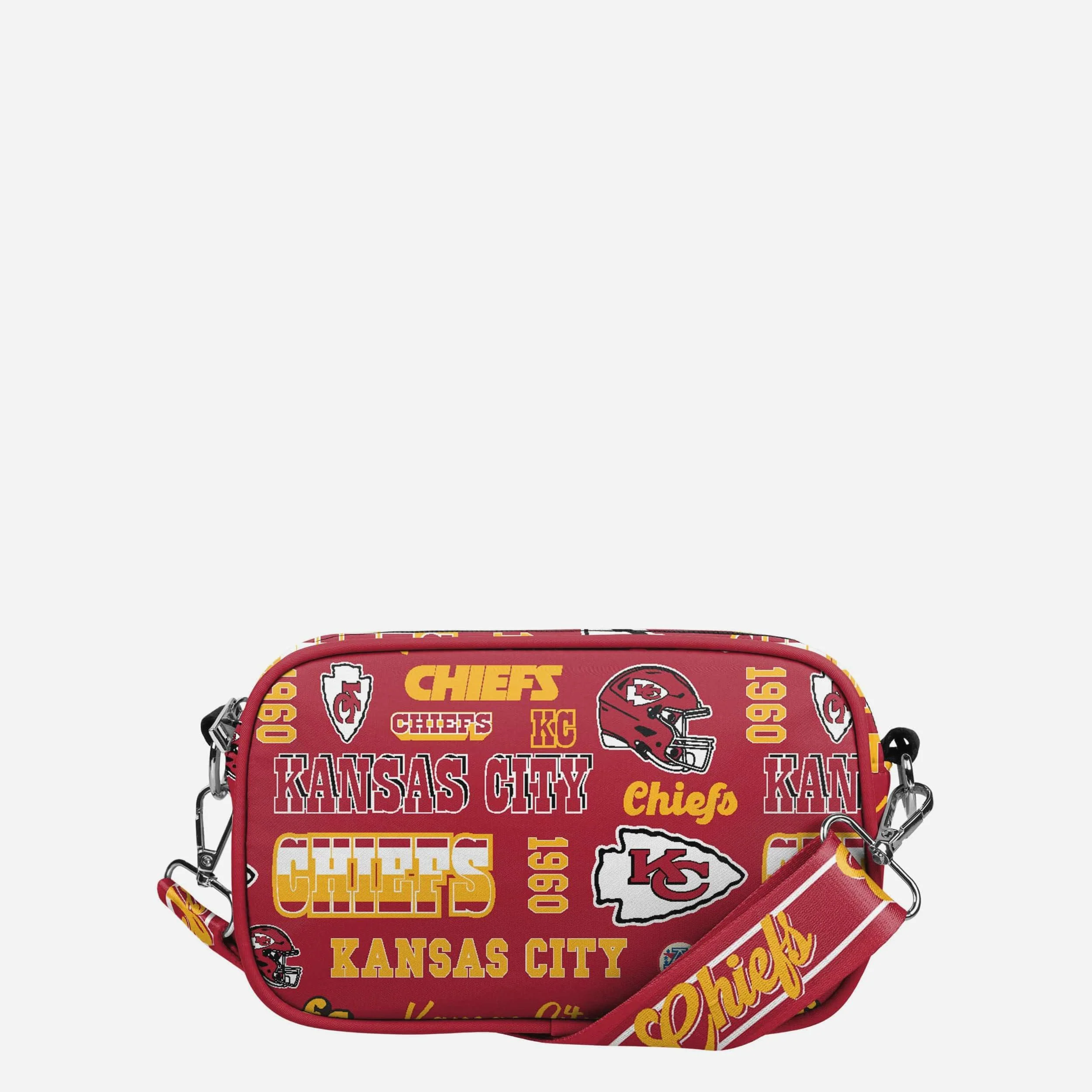 Kansas City Chiefs Repeat Retro Print Nylon Crossbody Bag