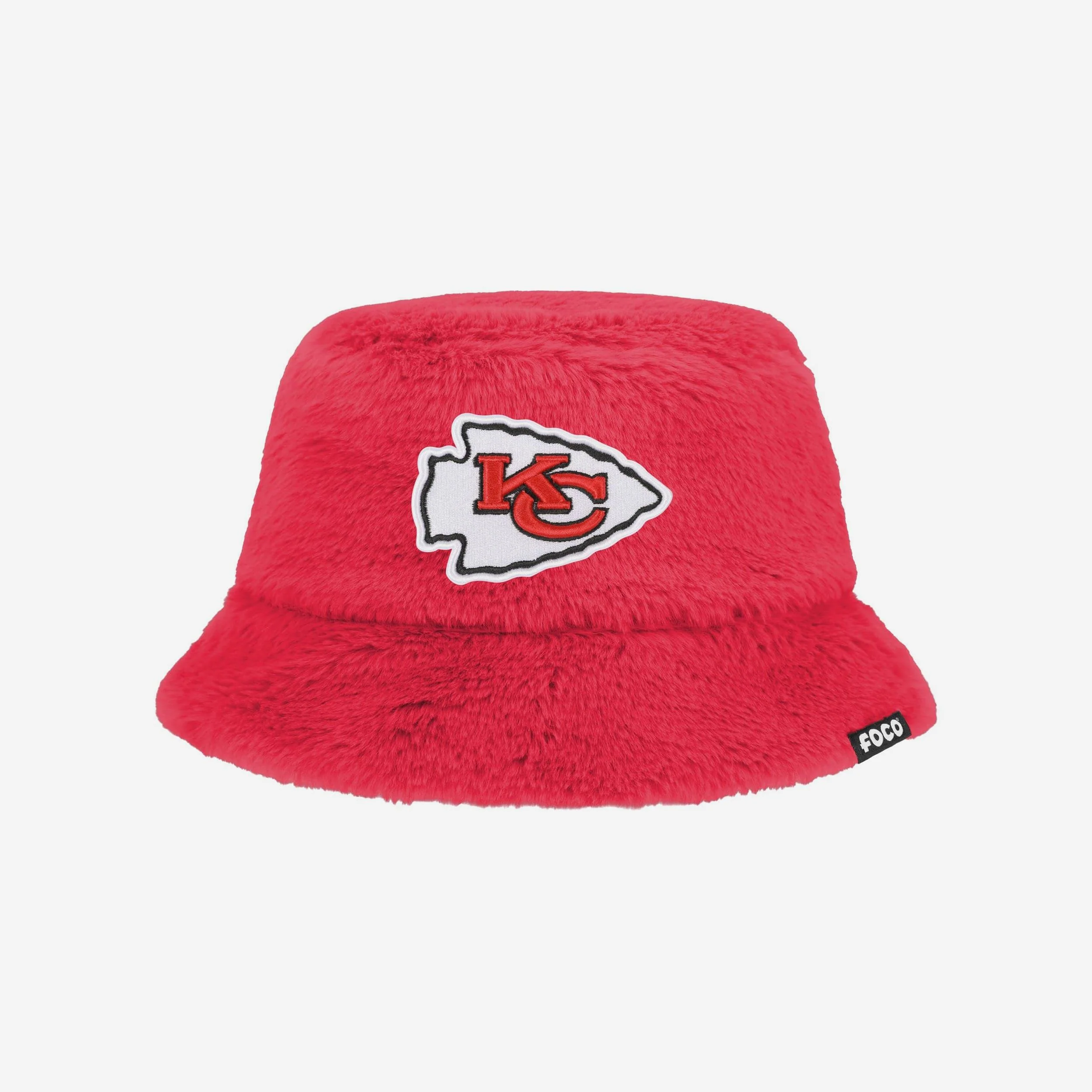 Kansas City Chiefs Reversible Faux Fur Bucket Hat