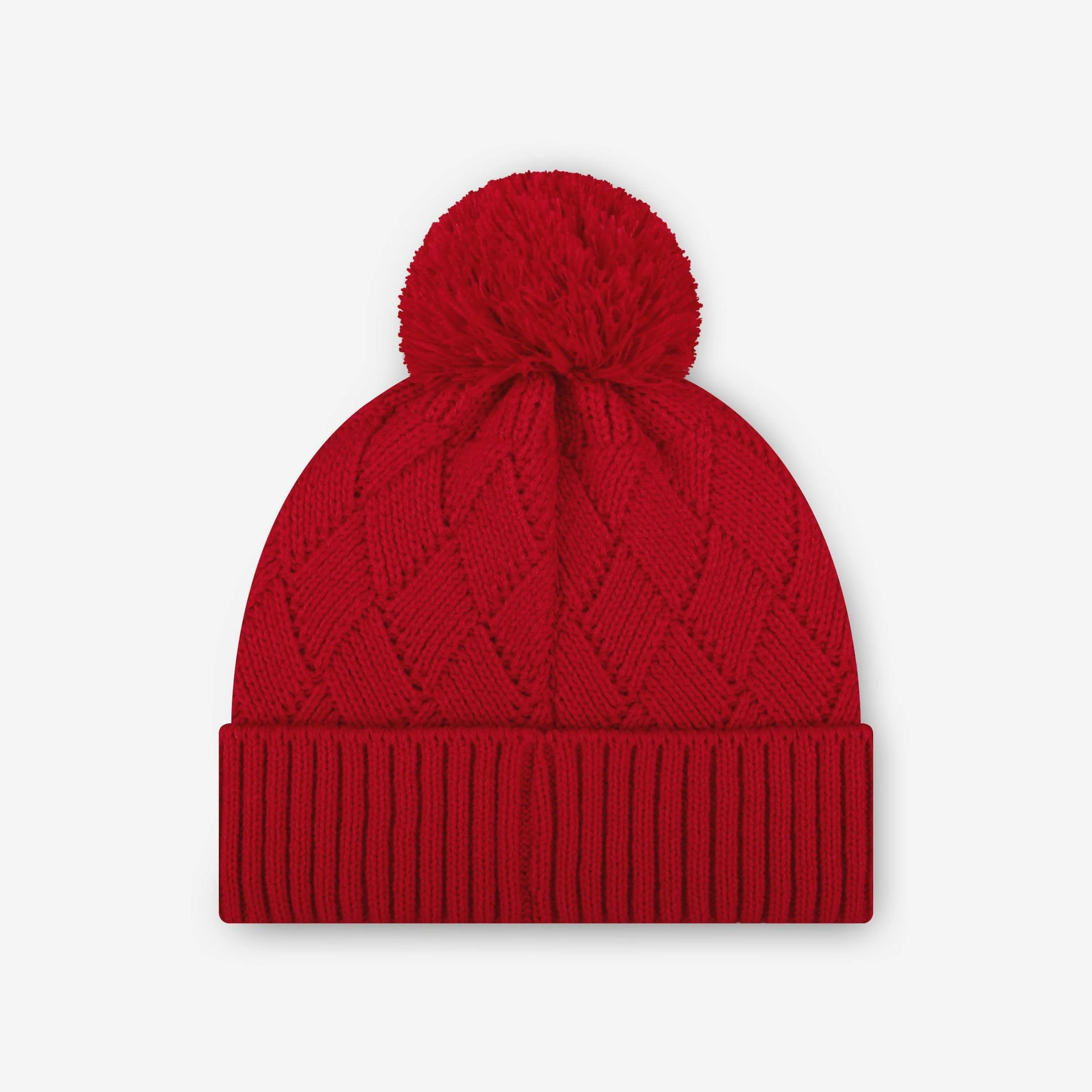 Kansas City Chiefs Rhinestone Primary Logo Criss Cross Beanie - Image 2