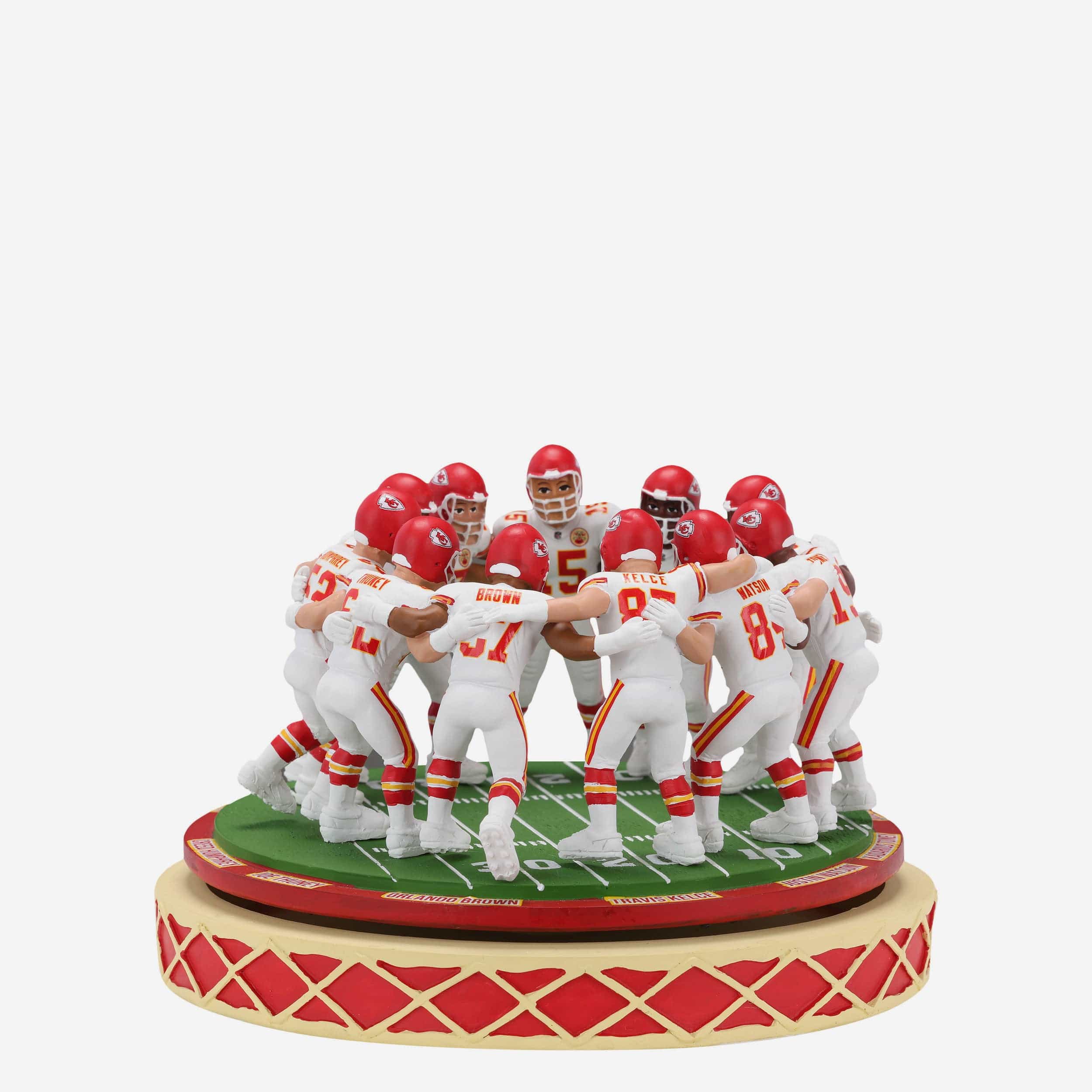 Kansas City Chiefs Ring Around The Rosie Spinner Mini Bobblehead Scene - Image 4