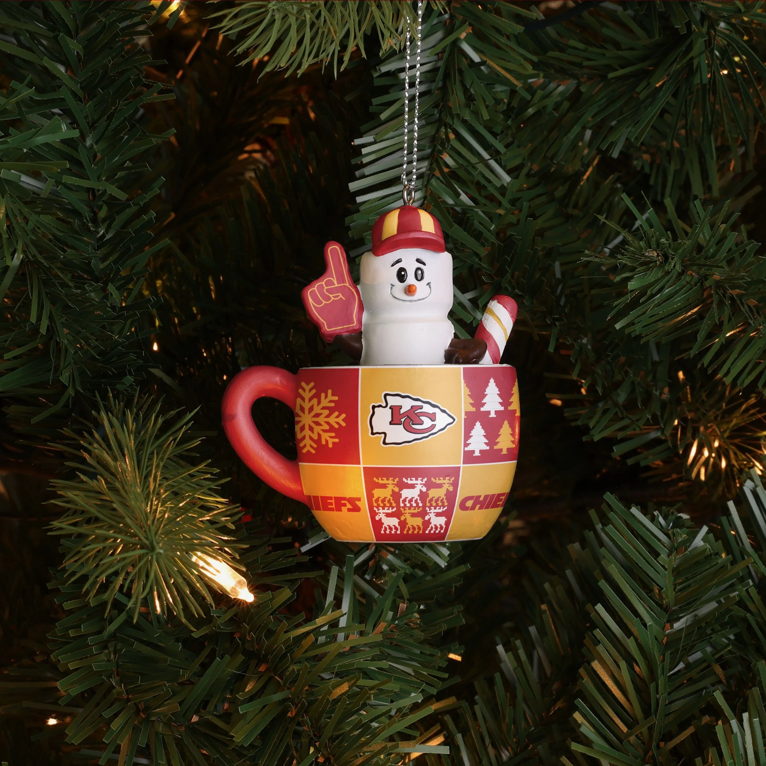 Kansas City Chiefs Smores Mug Ornament - Image 2