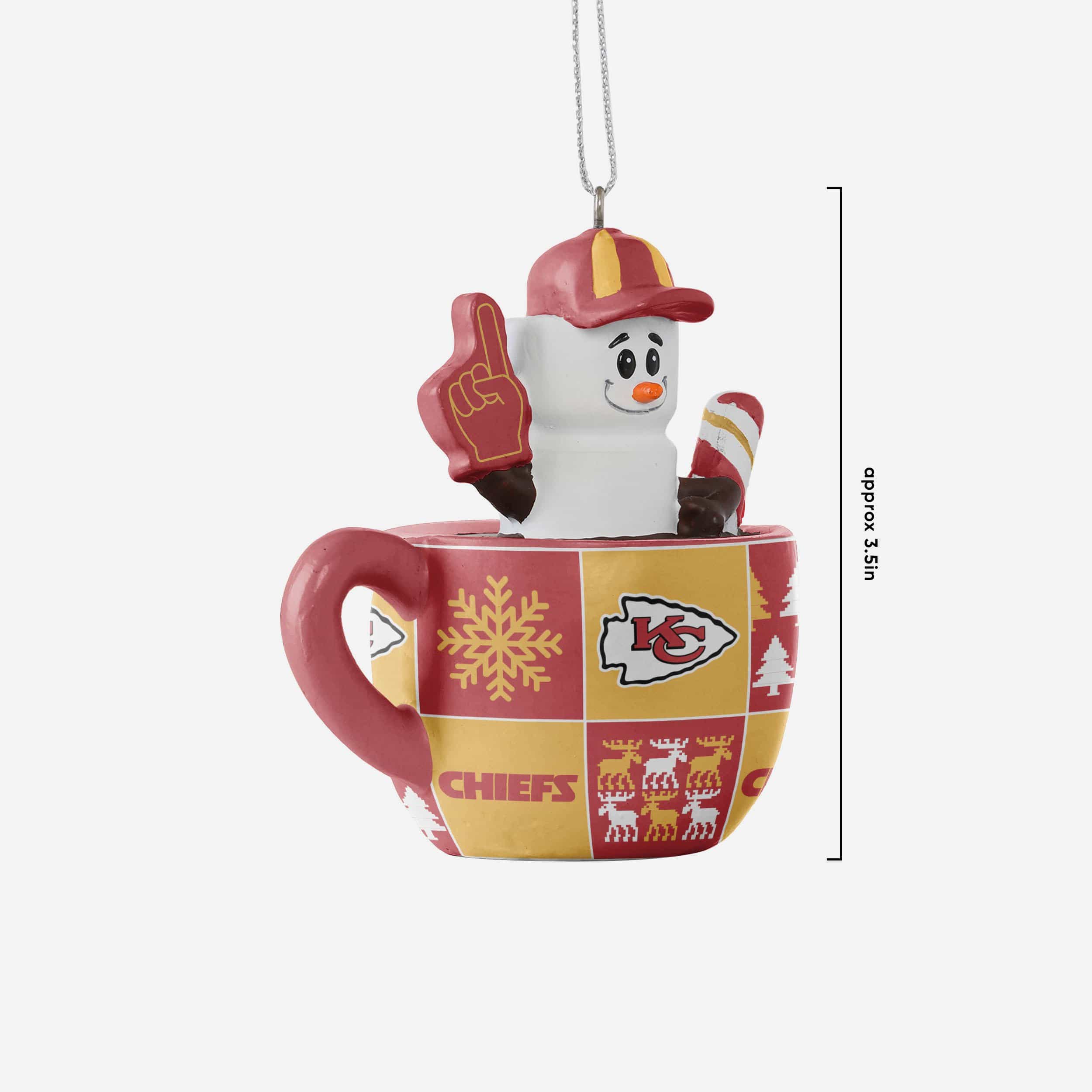 Kansas City Chiefs Smores Mug Ornament - Image 3