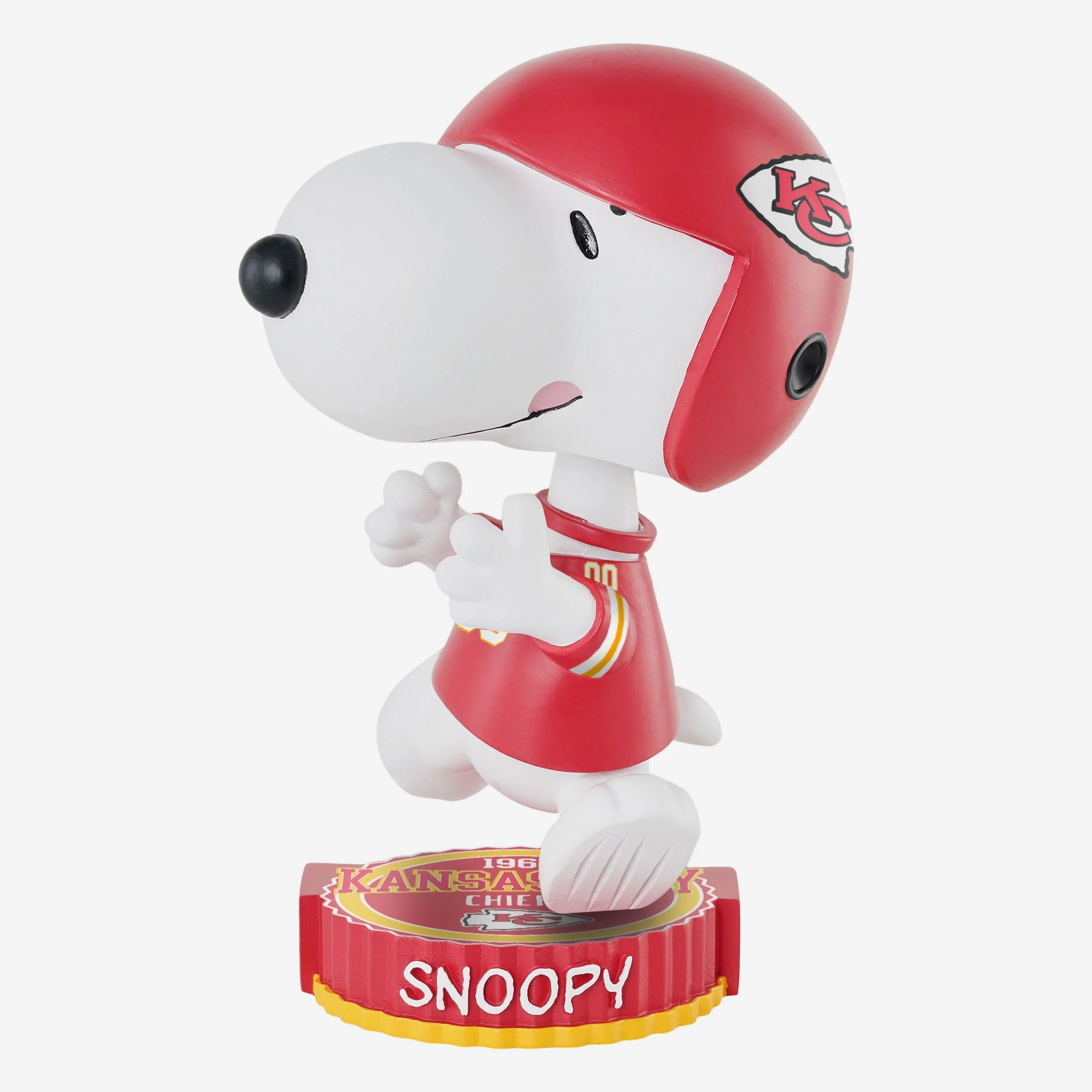 Kansas City Chiefs Snoopy Peanuts Bighead Bobblehead