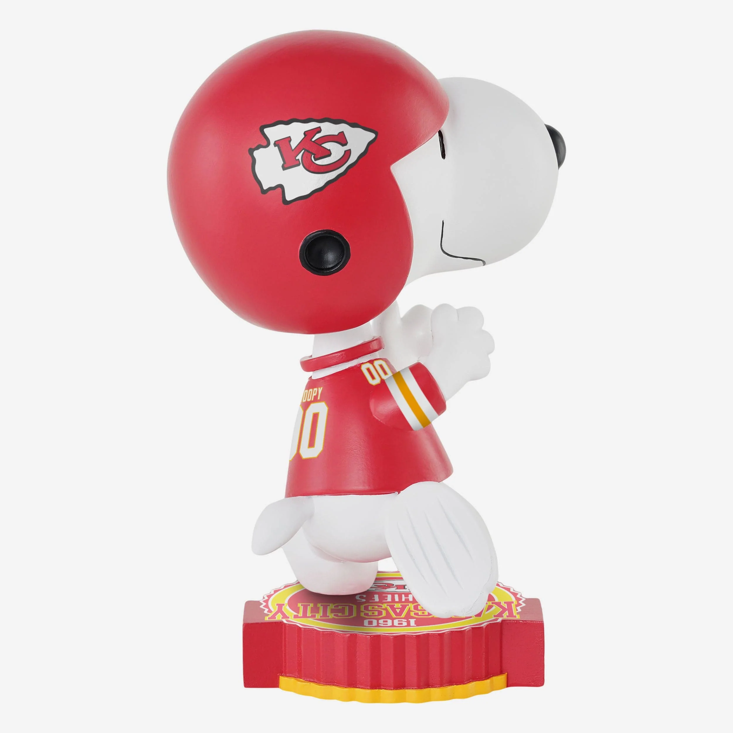 Kansas City Chiefs Snoopy Peanuts Bighead Bobblehead - Image 5