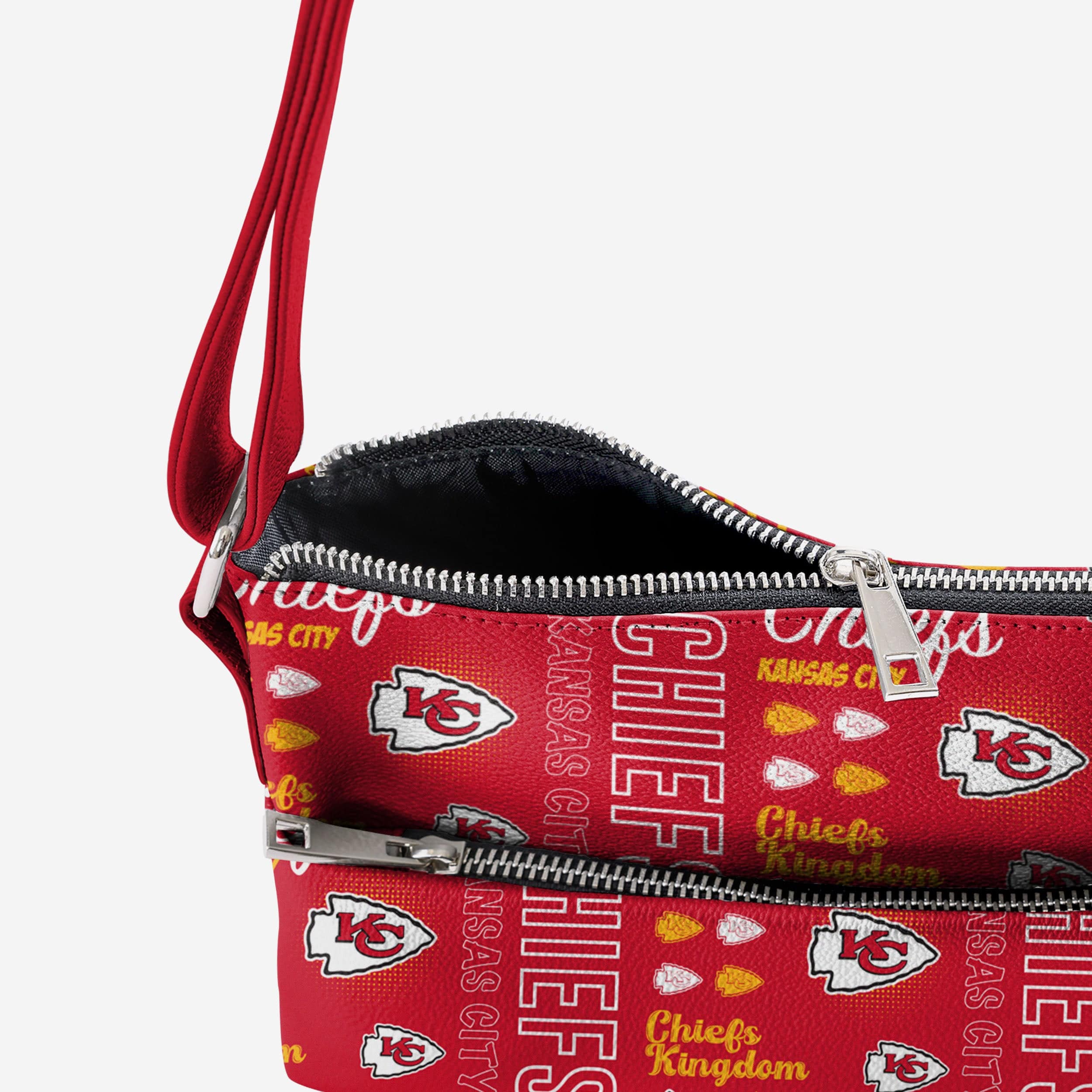 Kansas City Chiefs Spirited Style Printed Collection Foldover Tote Bag - Image 4