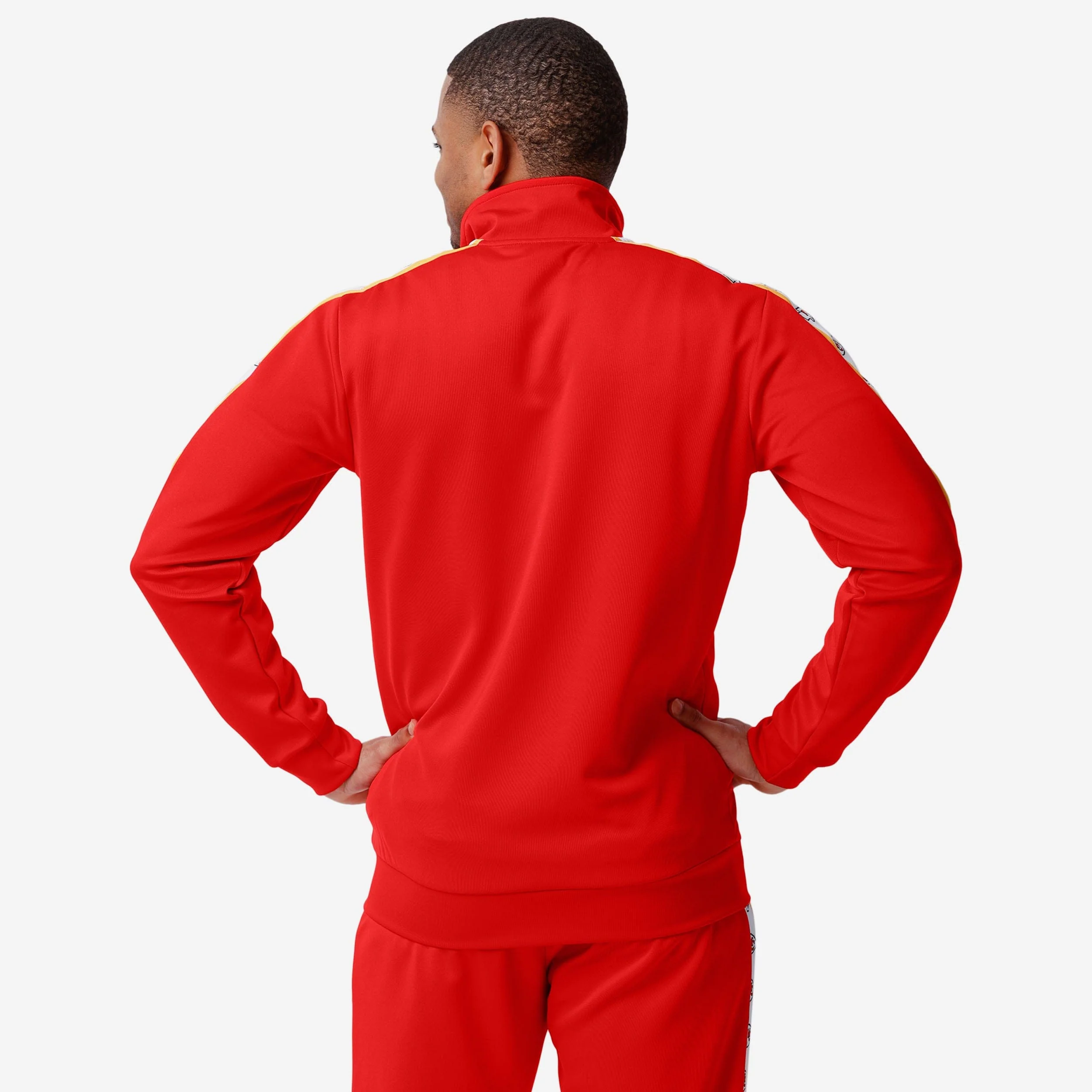 Kansas City Chiefs Stripe Logo Track Jacket - Image 2
