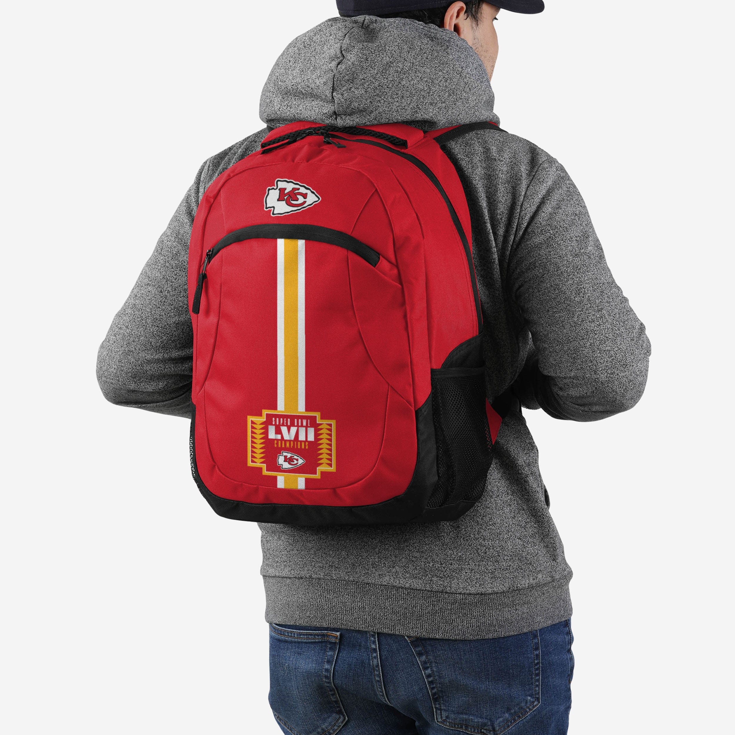 Kansas City Chiefs Super Bowl LVII Champions Action Backpack - Image 5