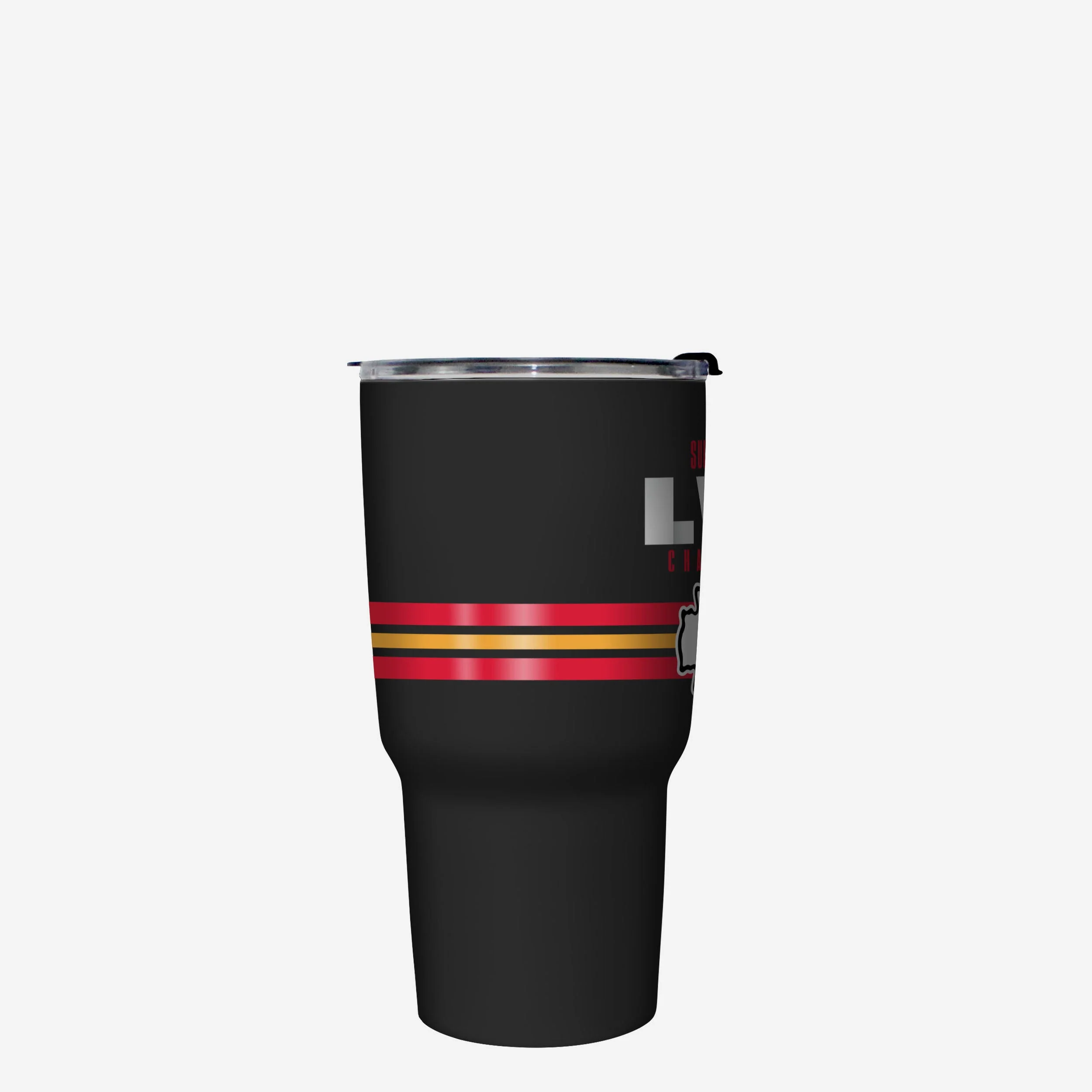 Kansas City Chiefs Super Bowl LVII Champions Team Stripe 27 oz Stainless Steel Tumbler - Image 3