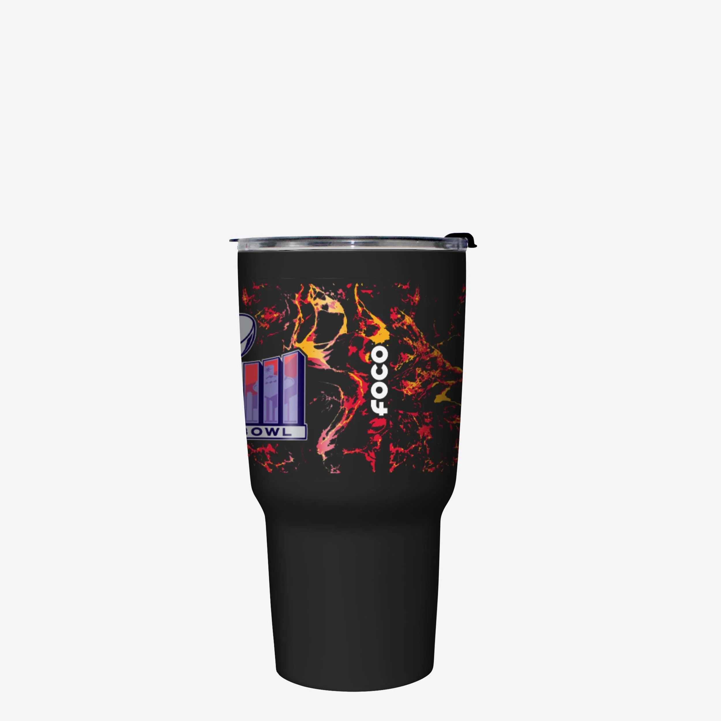 Kansas City Chiefs Super Bowl LVIII Champions Black Marble 27 oz Stainless Steel Tumbler - Image 3