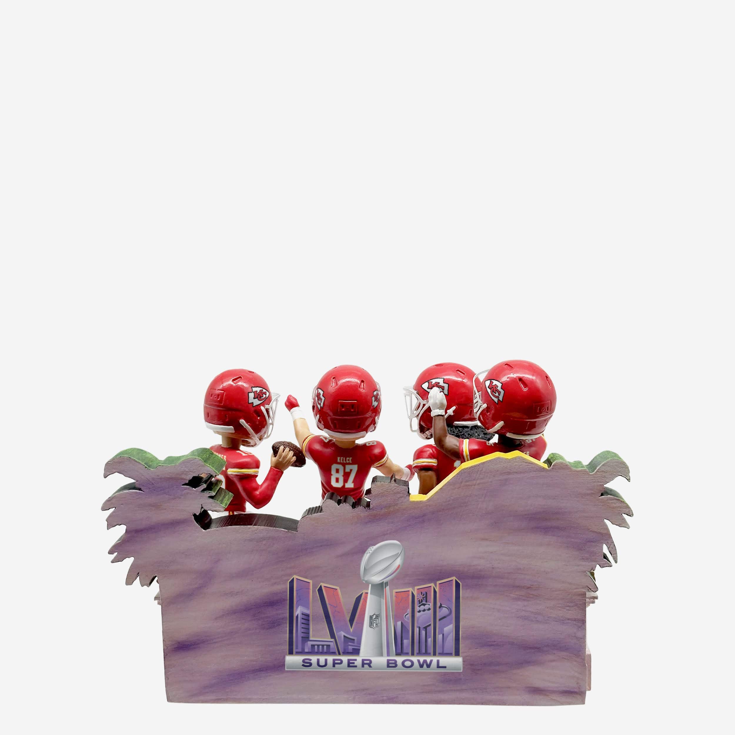 Kansas City Chiefs Super Bowl LVIII Champions Mini Bobblehead Scene - Image 5
