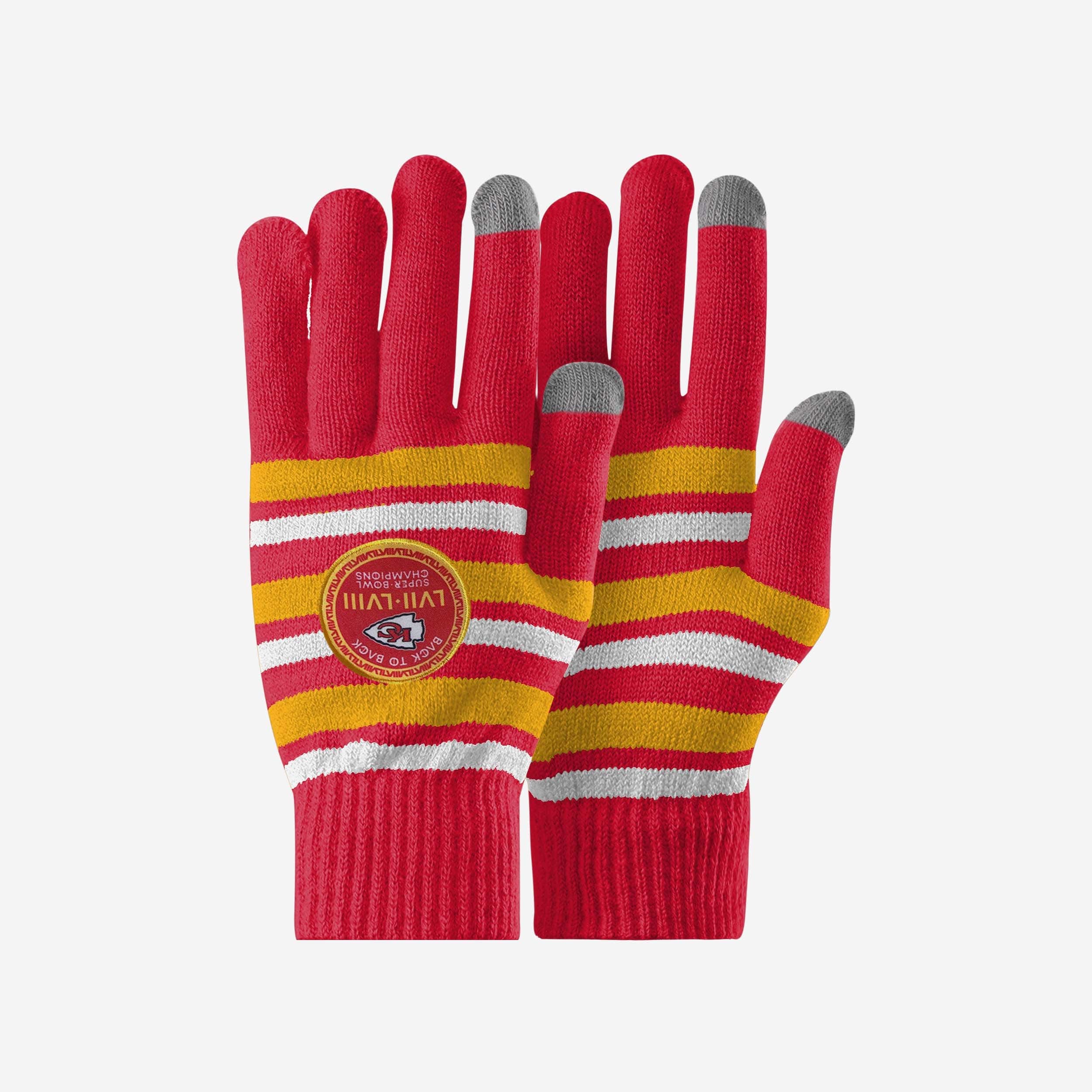 Kansas City Chiefs Super Bowl LVIII Champions Stretch Gloves
