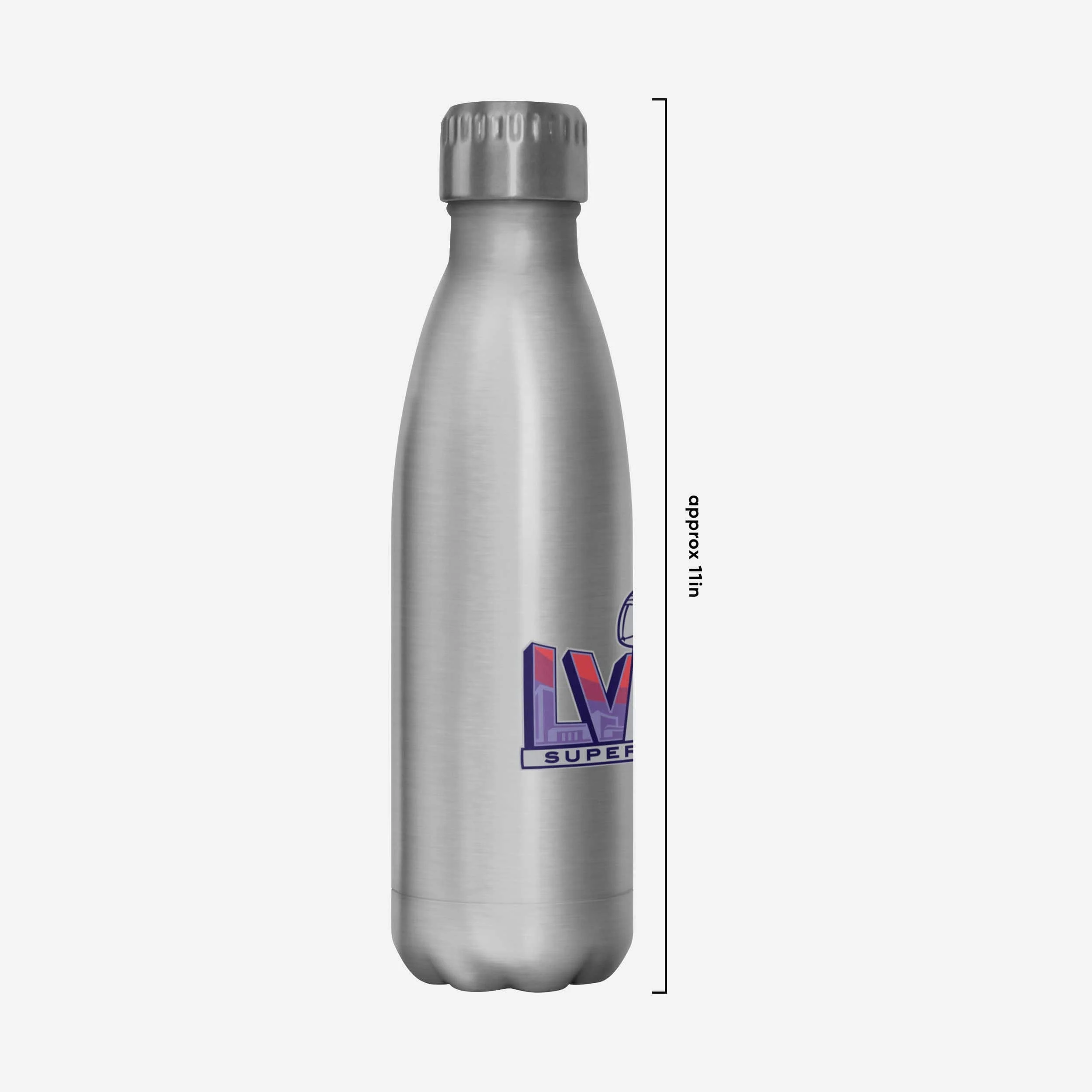 Kansas City Chiefs Super Bowl LVIII Silver 17 oz Stainless Steel Bottle - Image 4