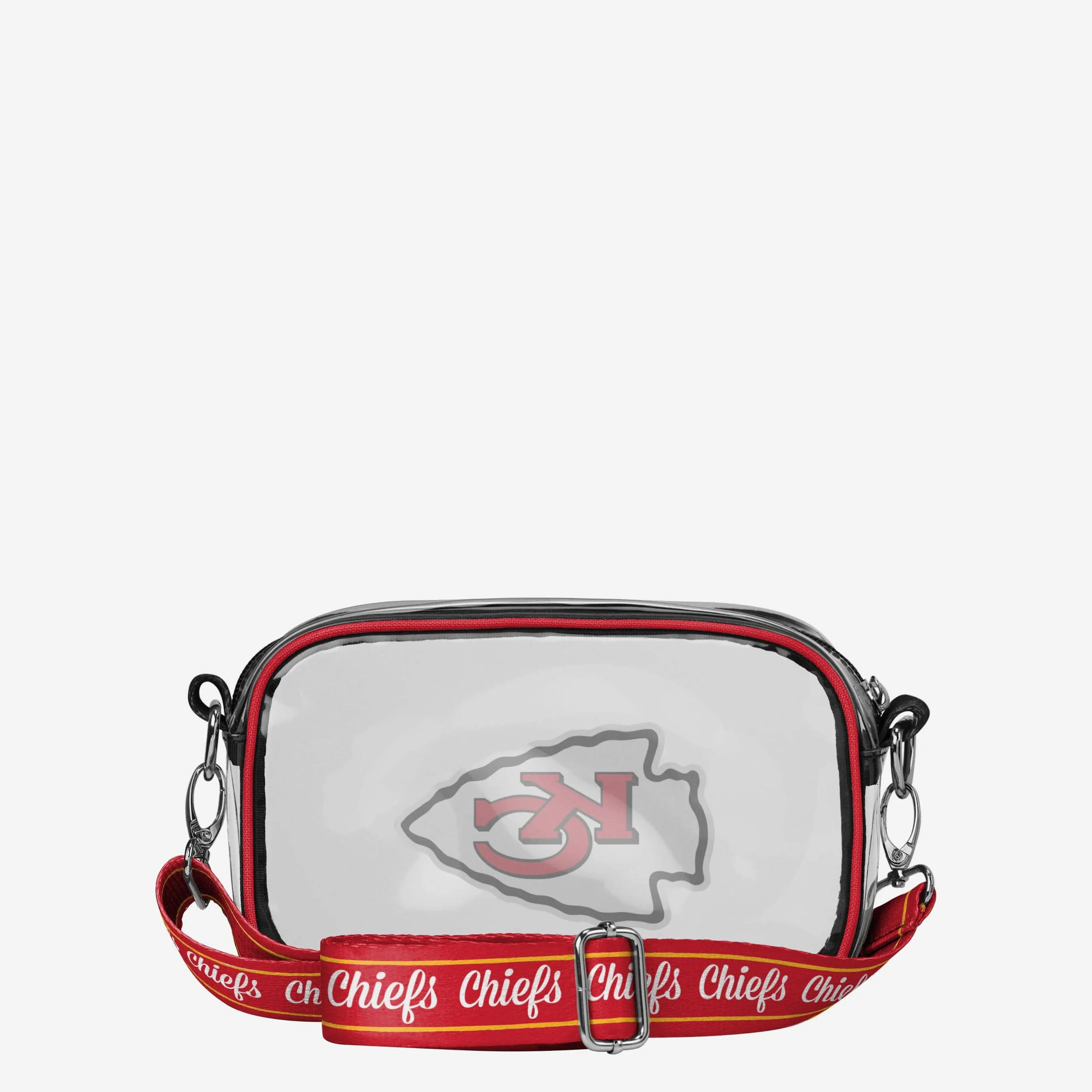 Kansas City Chiefs Team Stripe Clear Crossbody Bag - Image 5