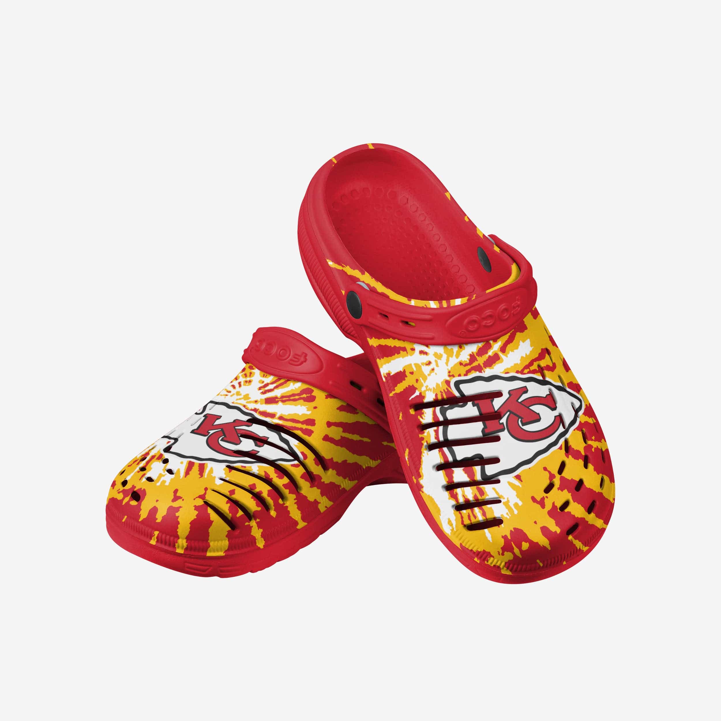 Kansas City Chiefs Tie-Dye Clog With Strap - Image 3