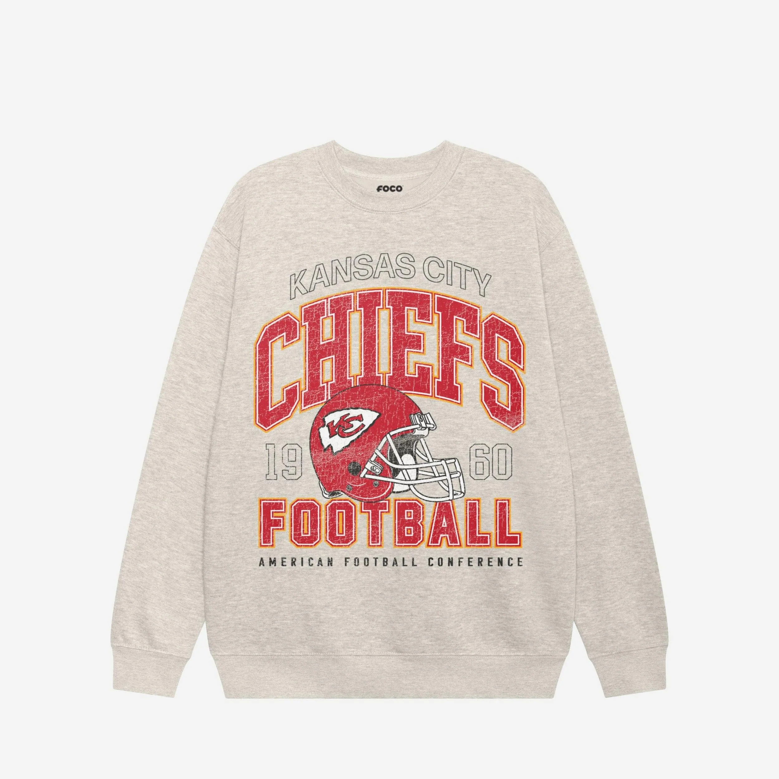 Kansas City Chiefs Varsity Crew Neck Sweatshirt