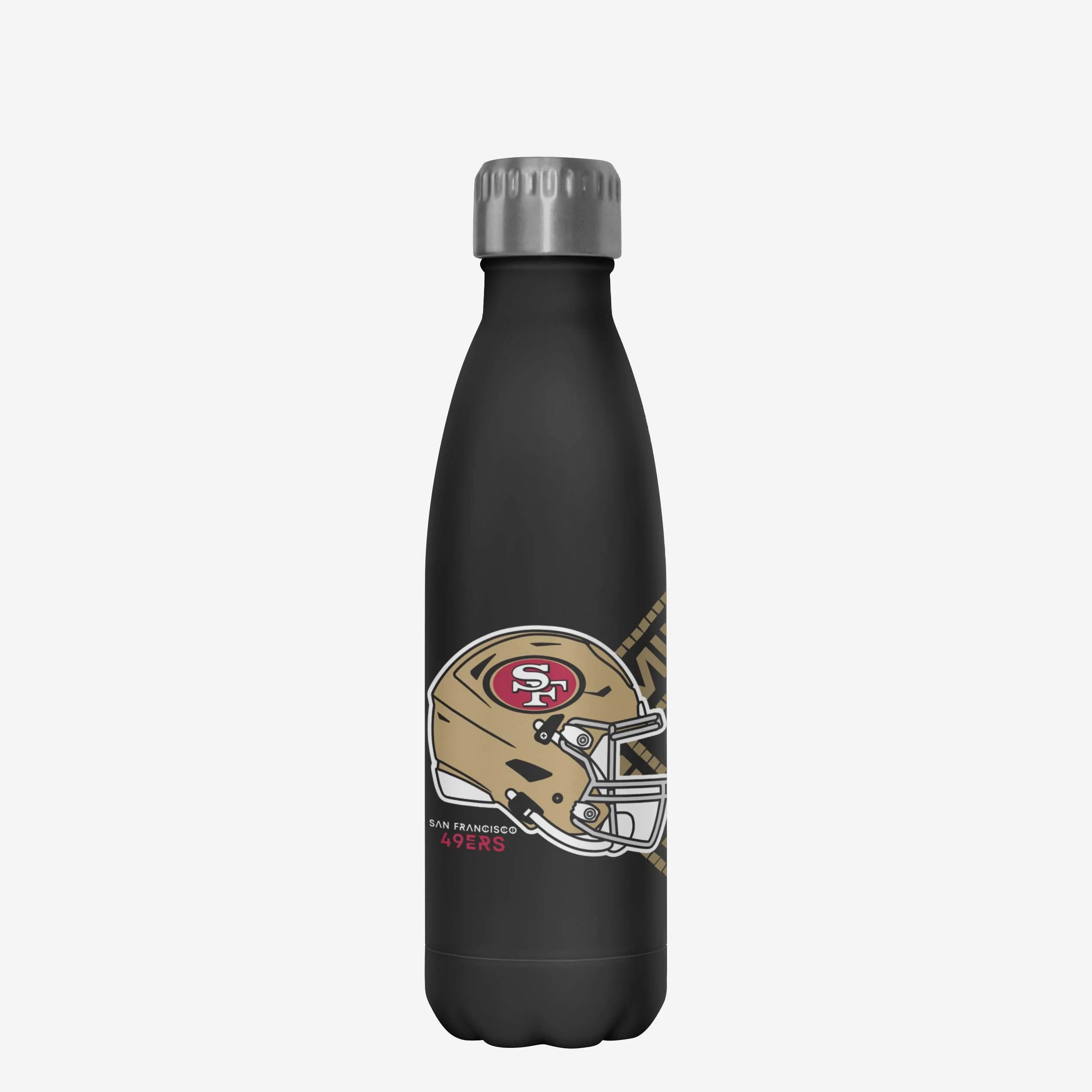 Kansas City Chiefs vs San Francisco 49ers Super Bowl LVIII Black 17 oz Stainless Steel Bottle - Image 4