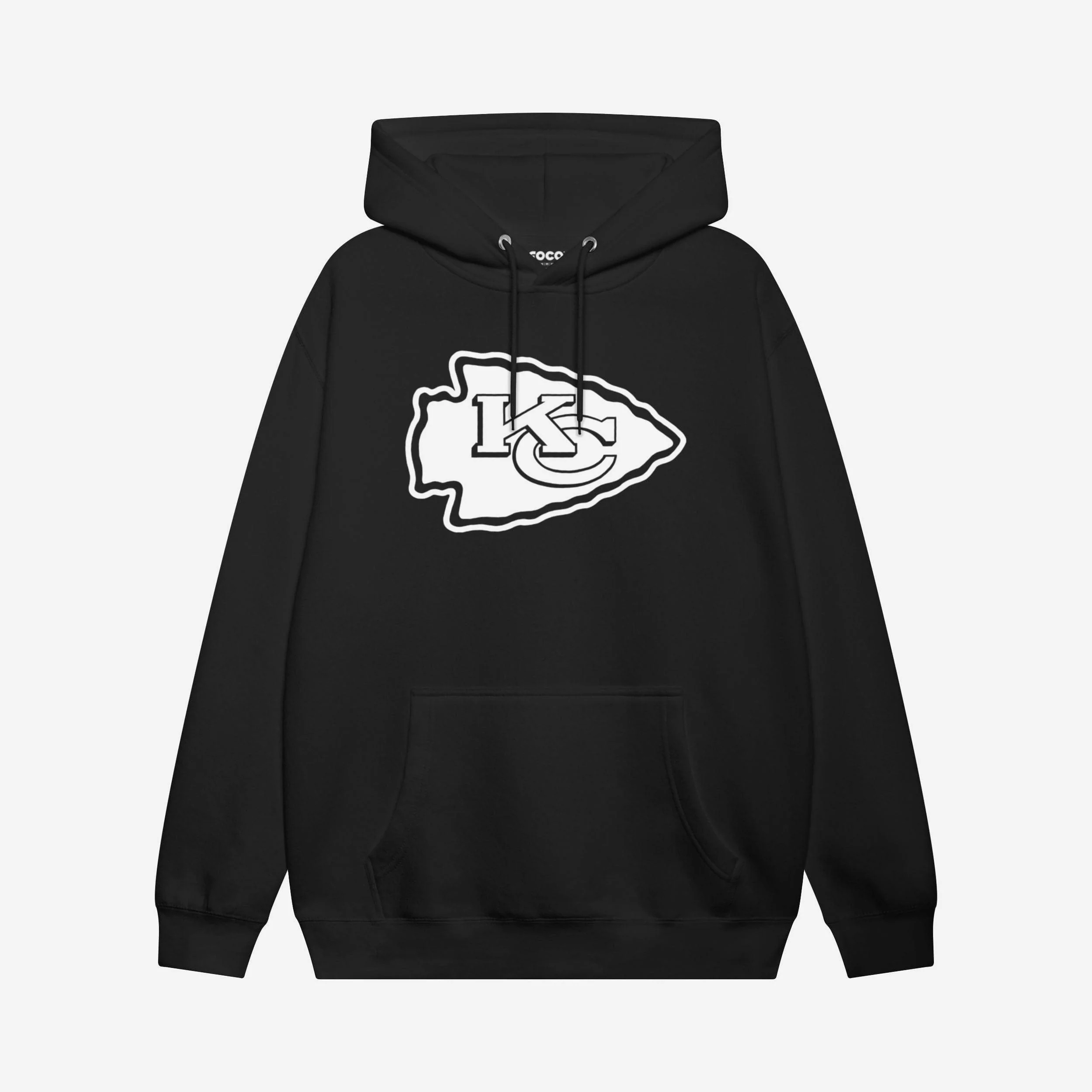 Kansas City Chiefs White Logo Hoodie