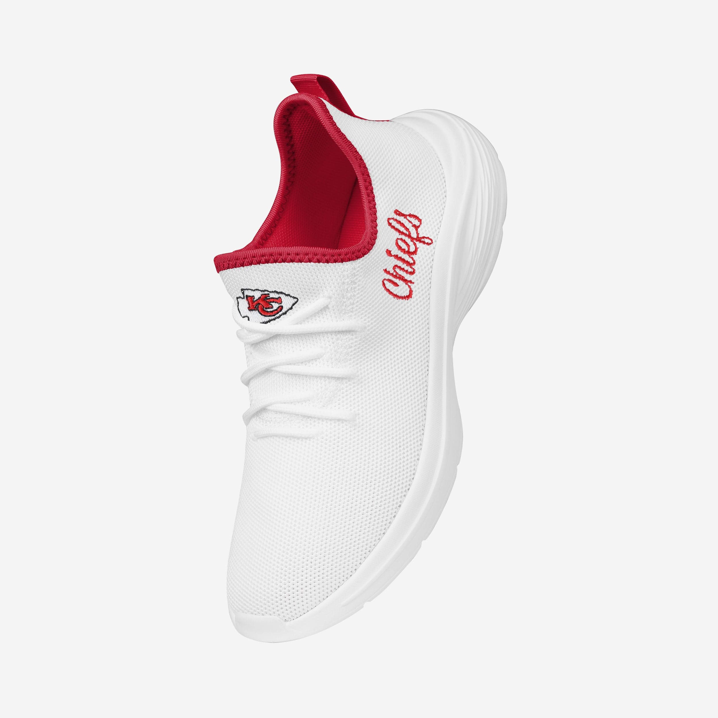 Kansas City Chiefs Womens Midsole White Sneakers - Image 2