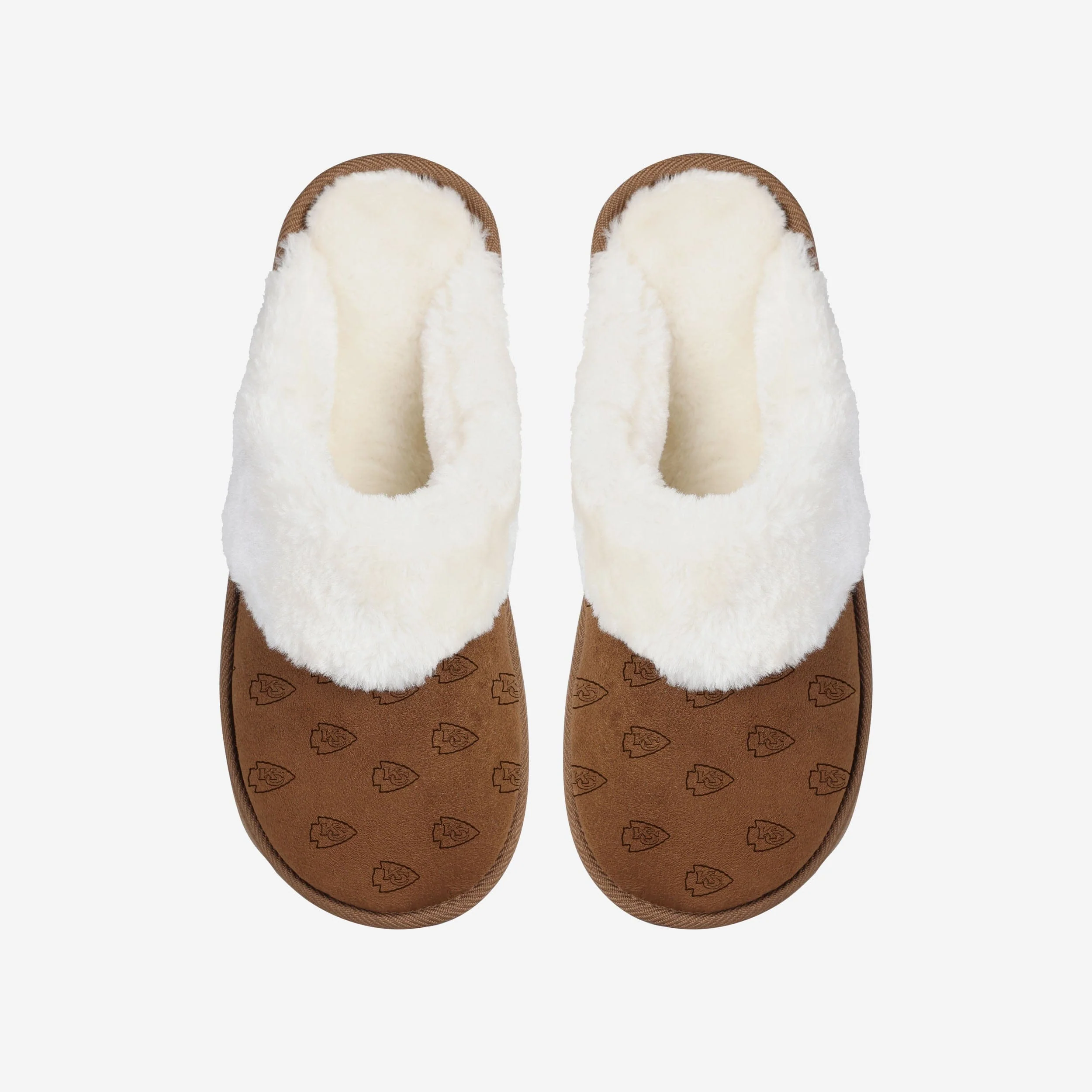 Kansas City Chiefs Womens Repeat Logo Moccasin Slipper - Image 2