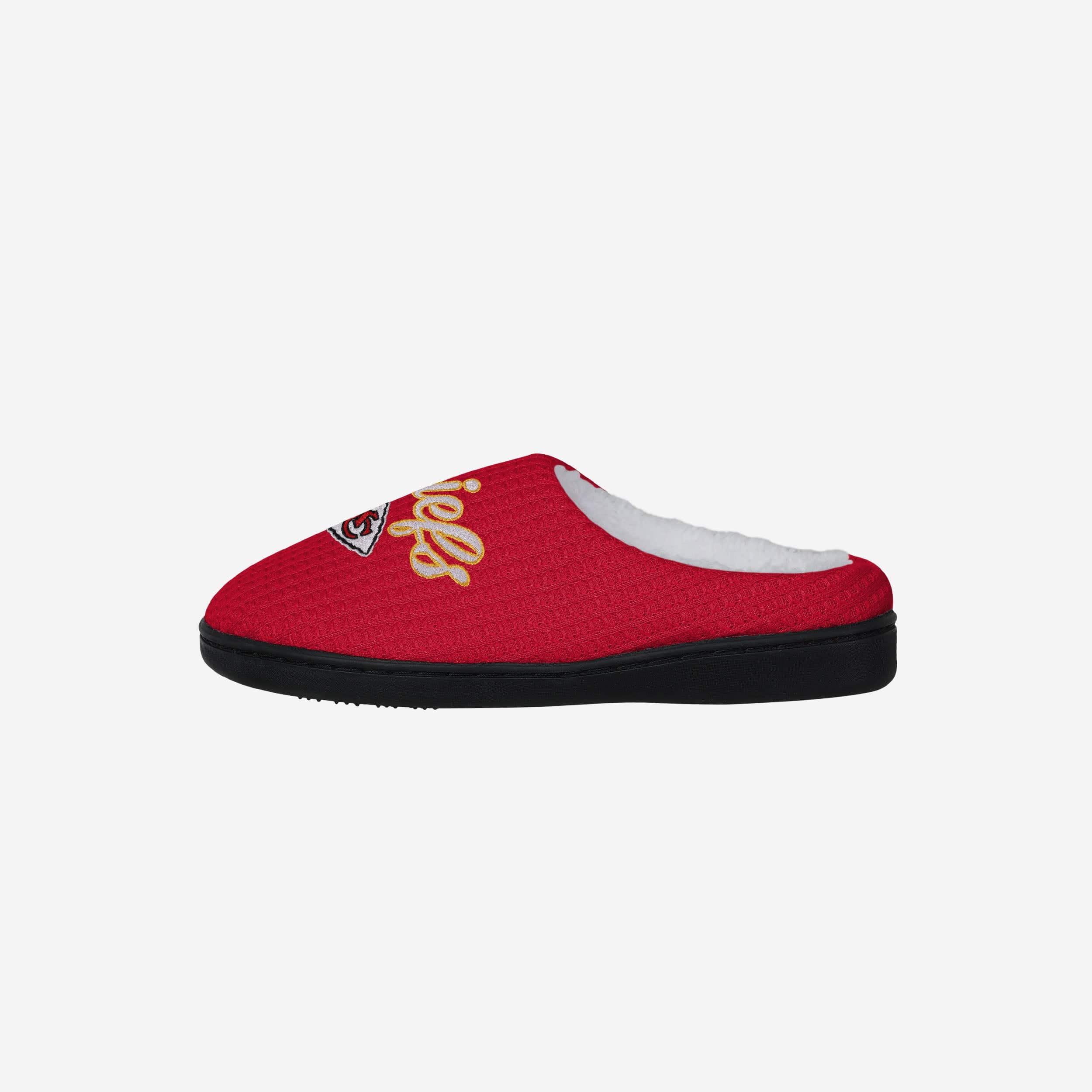 Kansas City Chiefs Womens Sherpa Lined Memory Foam Slipper