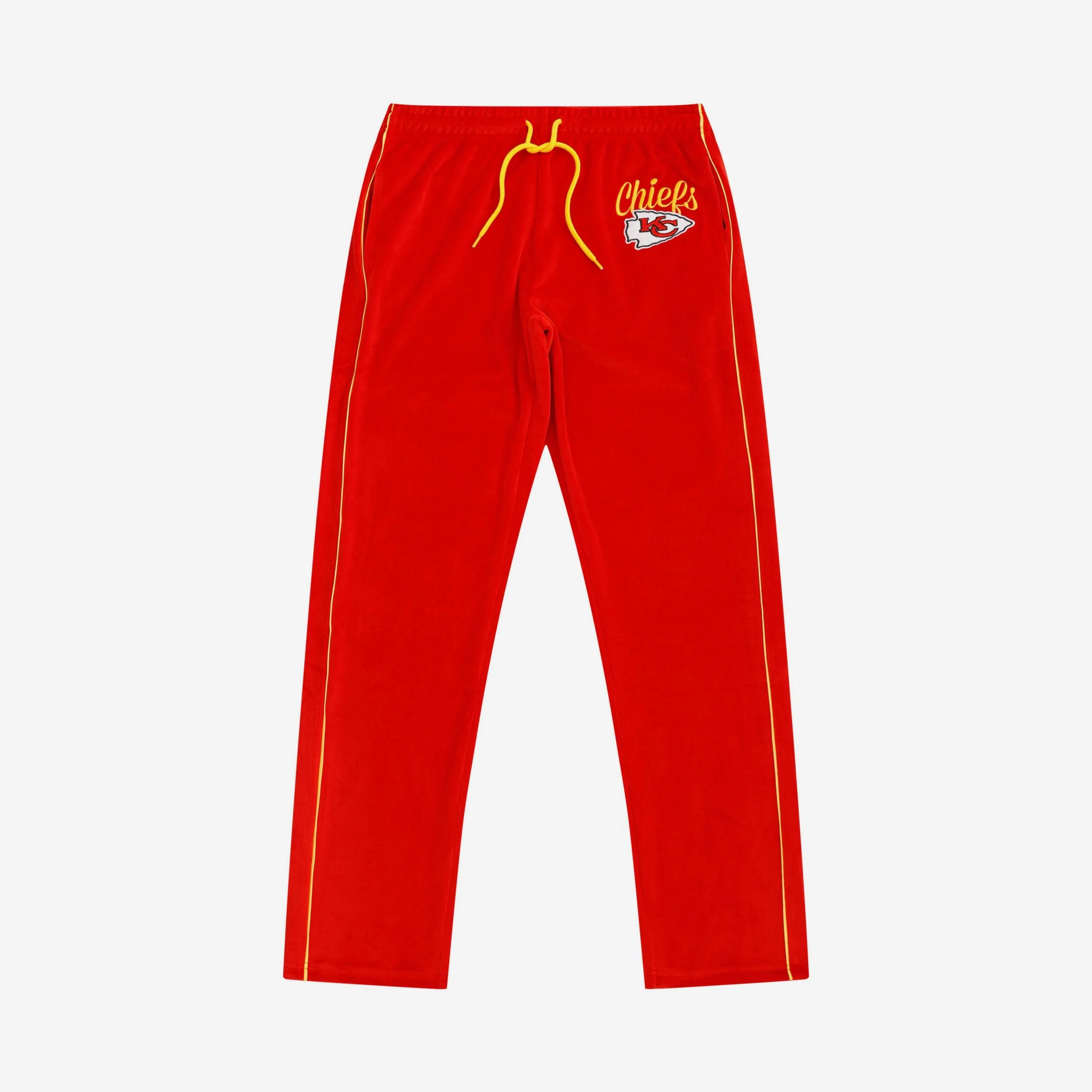 Kansas City Chiefs Womens Velour Pants - Image 4