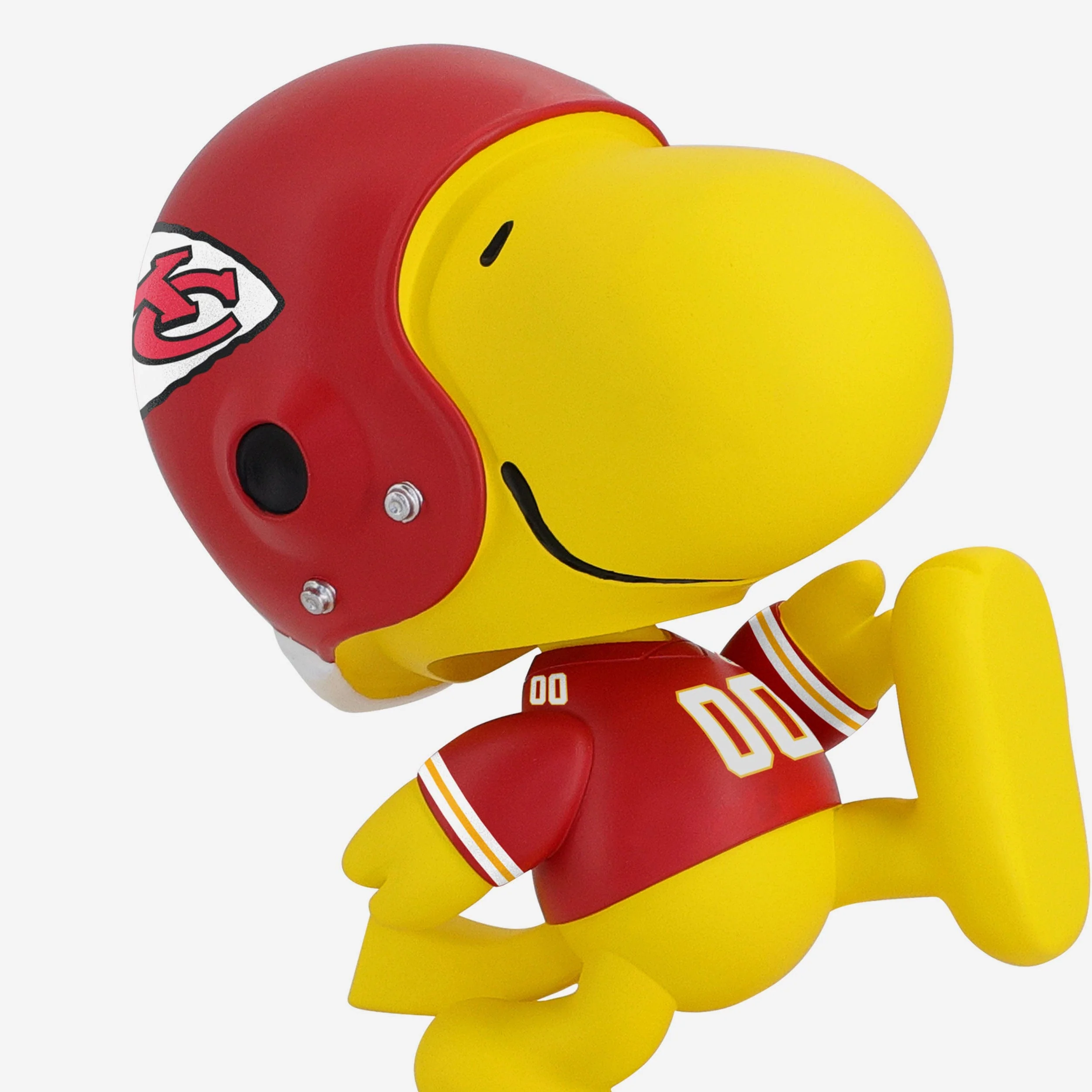 Kansas City Chiefs Woodstock Peanuts Bighead Bobblehead - Image 2