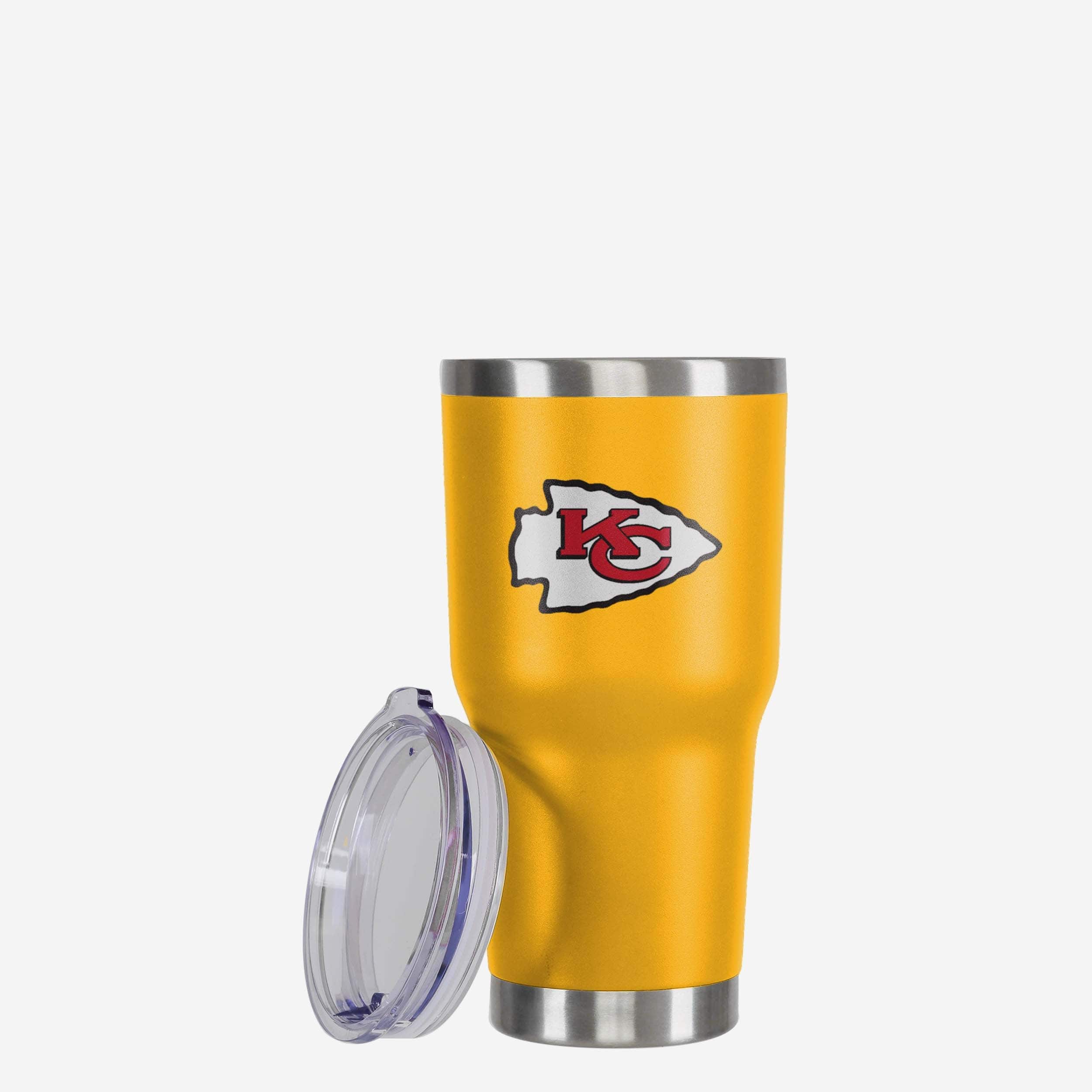 Kansas City Chiefs Yellow Team Logo 30 oz Tumbler - Image 3
