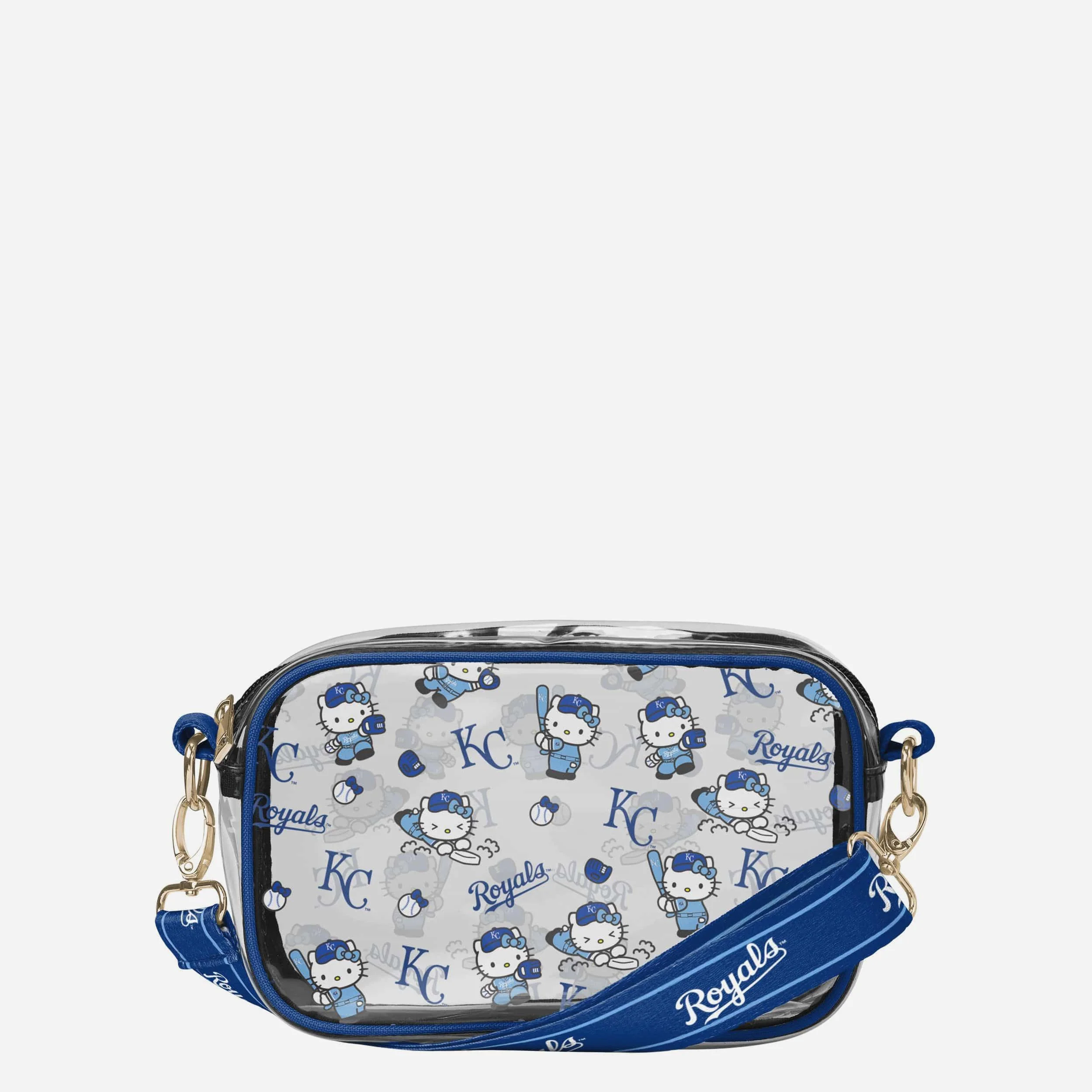 Kansas City Royals Hello Kitty® Clear Crossbody Bag