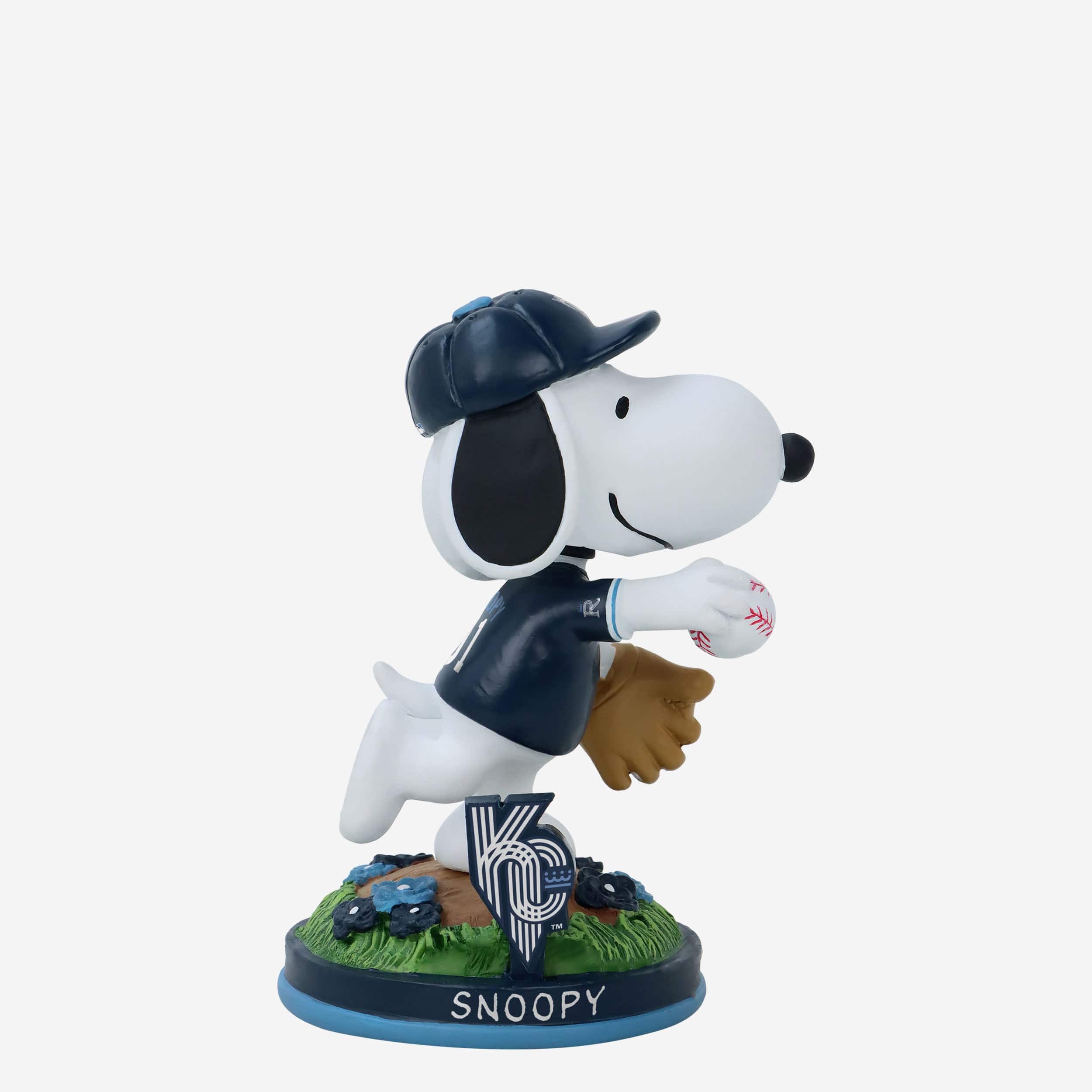 Kansas City Royals Snoopy Peanuts City Connect Bobblehead
