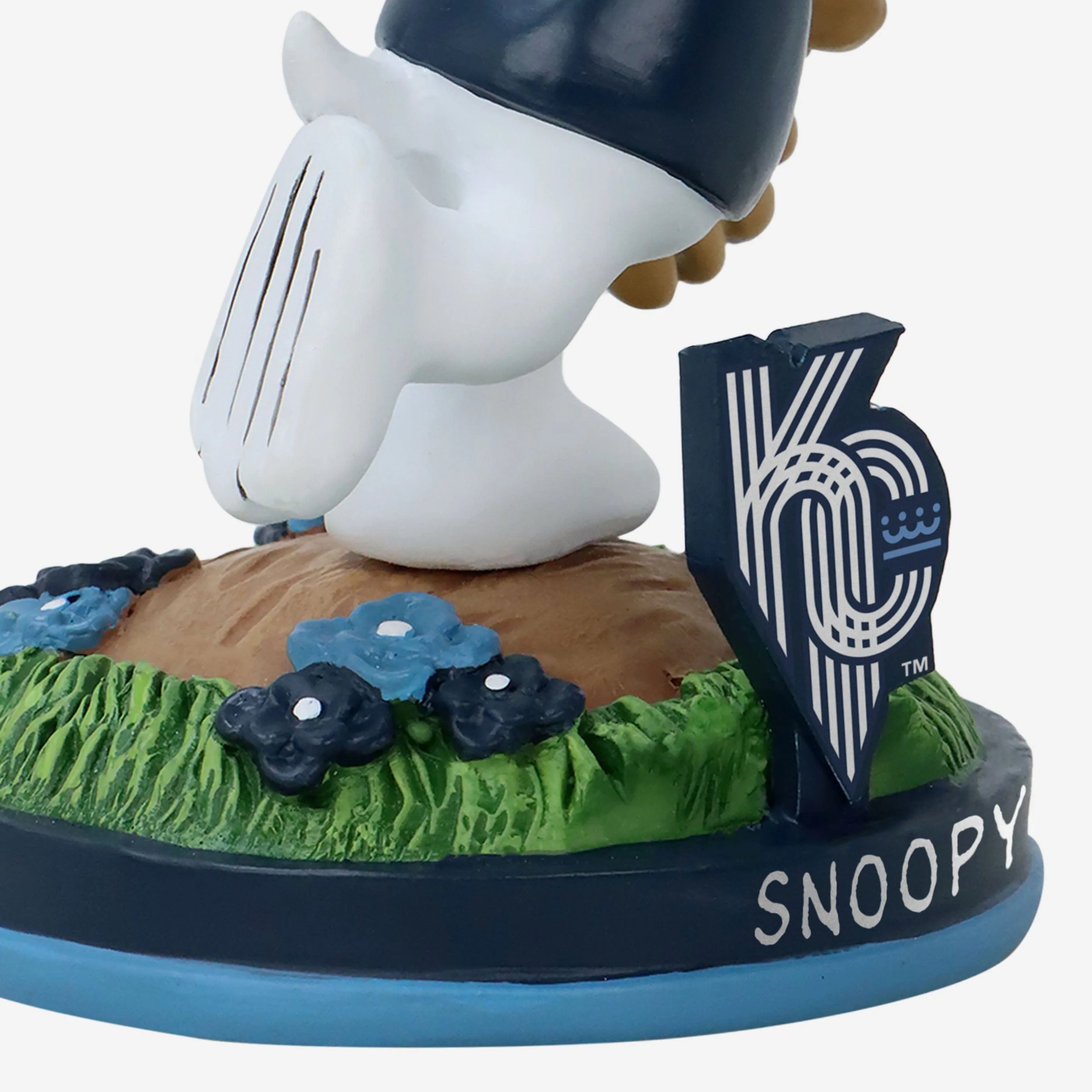 Kansas City Royals Snoopy Peanuts City Connect Bobblehead - Image 3