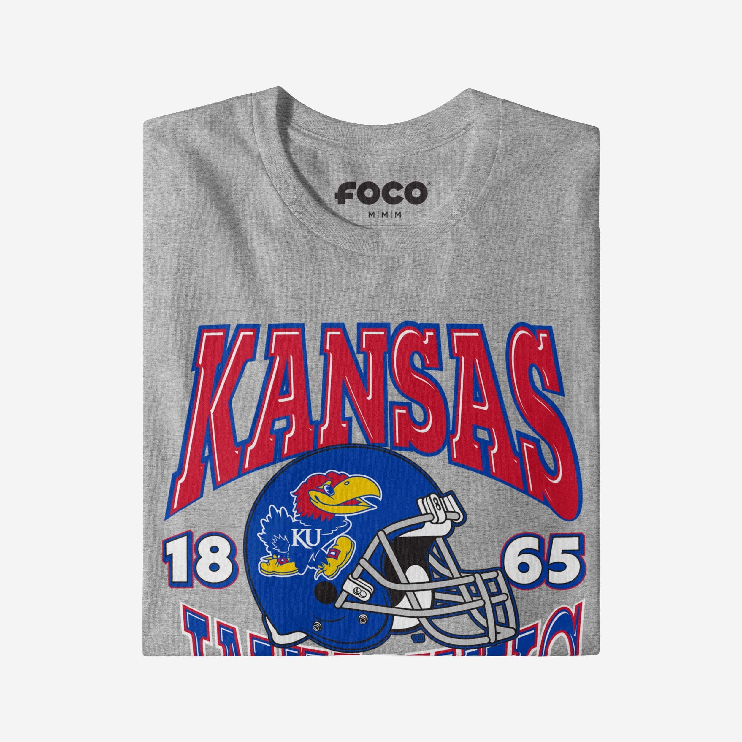 Kansas Jayhawks Classic Team Helmet T-Shirt - Image 4