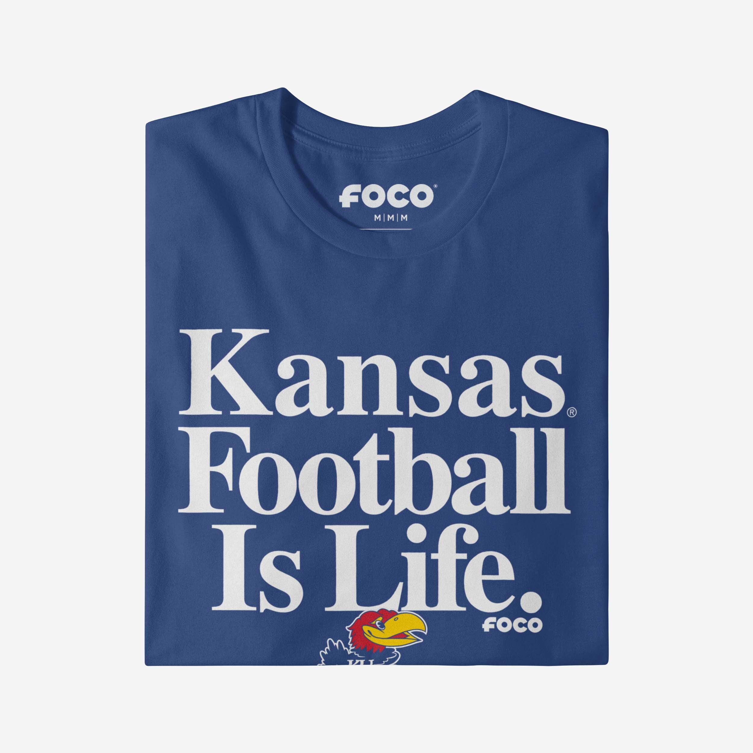 Kansas Jayhawks Football is Life T-Shirt - Image 4
