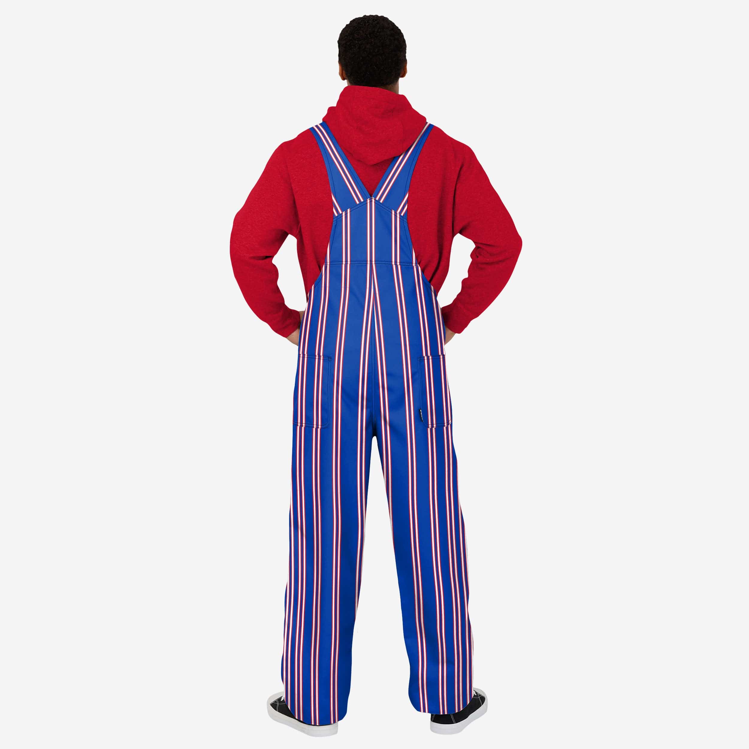 Kansas Jayhawks Mens Sideline Spirit Bib Overalls - Image 2
