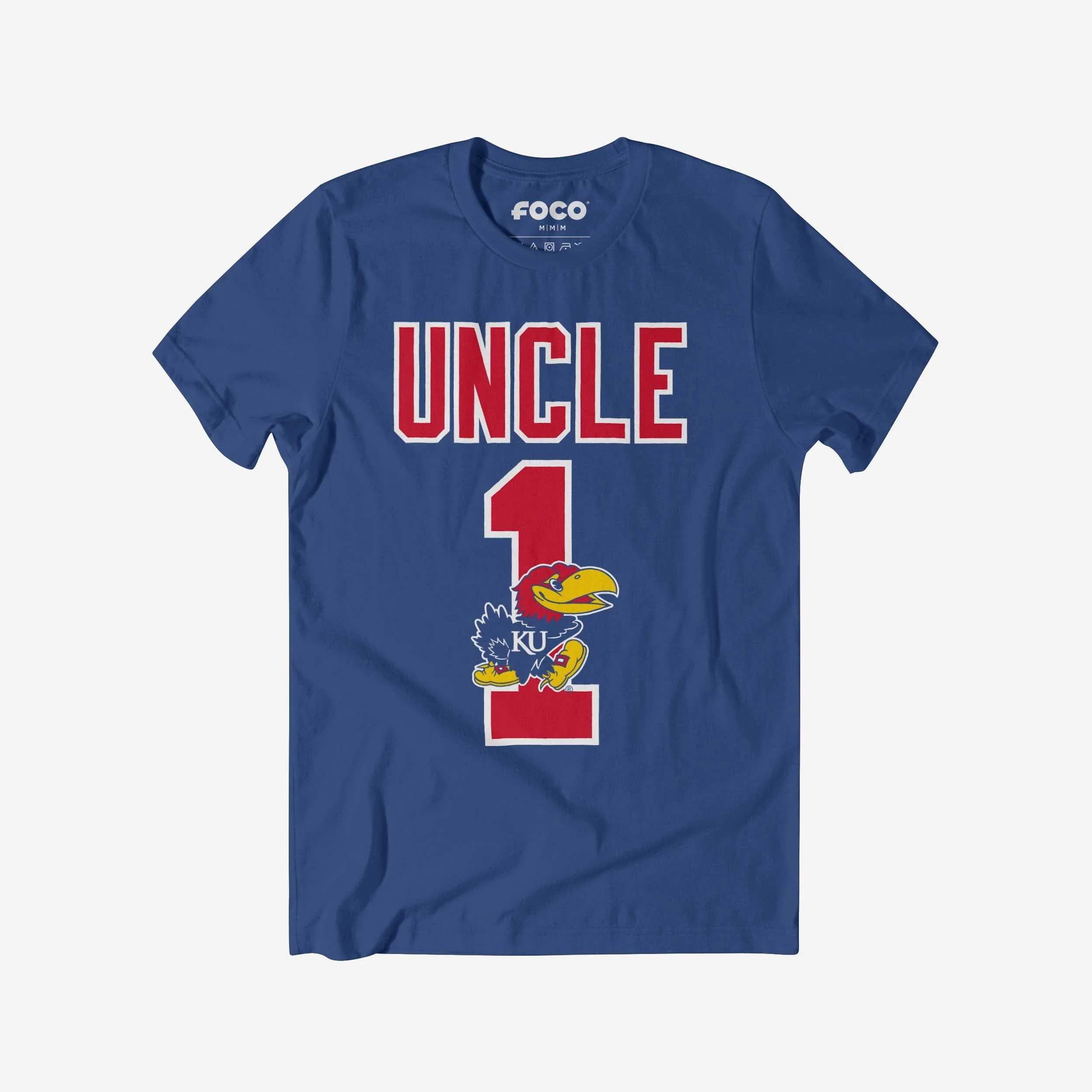 Kansas Jayhawks Number 1 Uncle T-Shirt