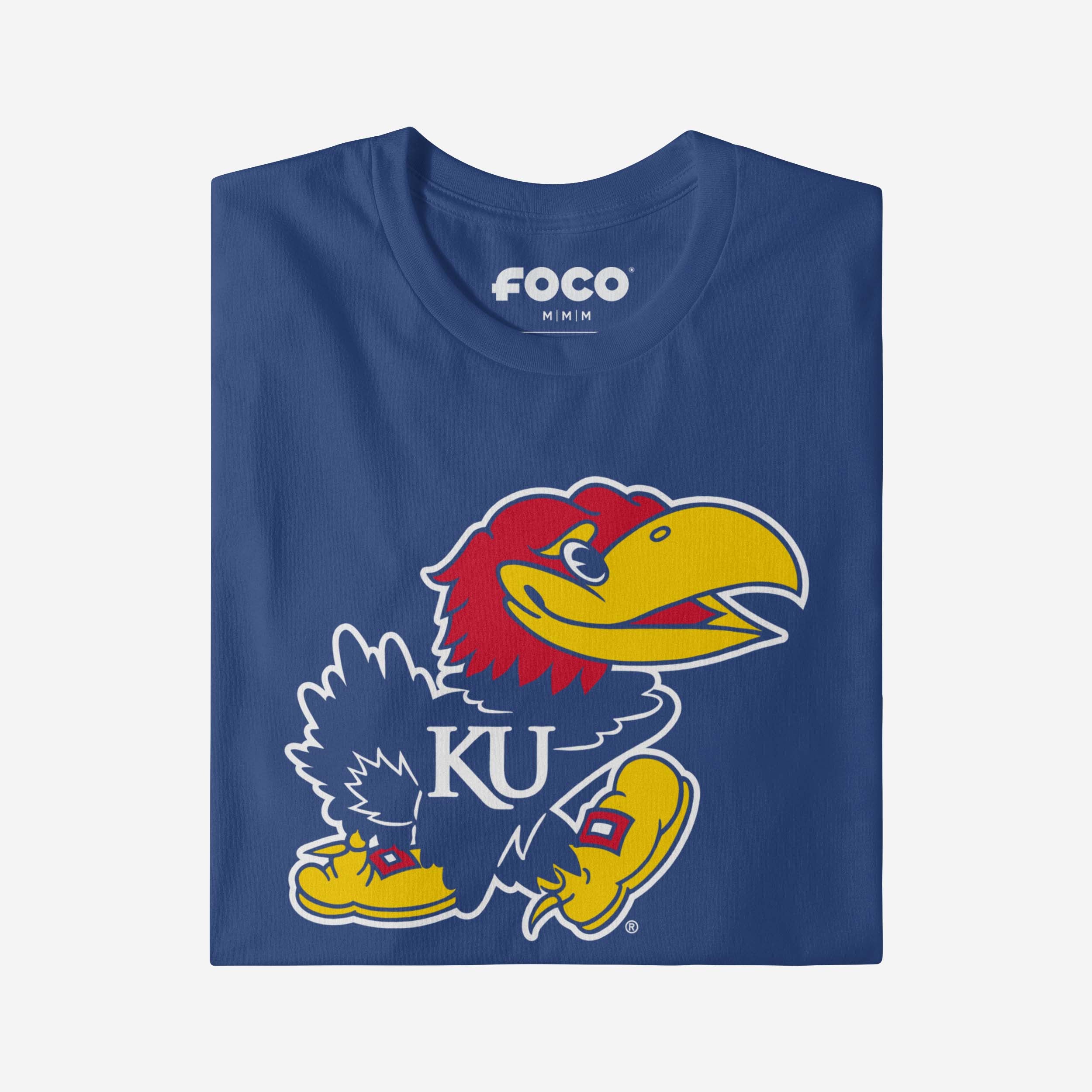 Kansas Jayhawks Primary Logo T-Shirt - Image 4
