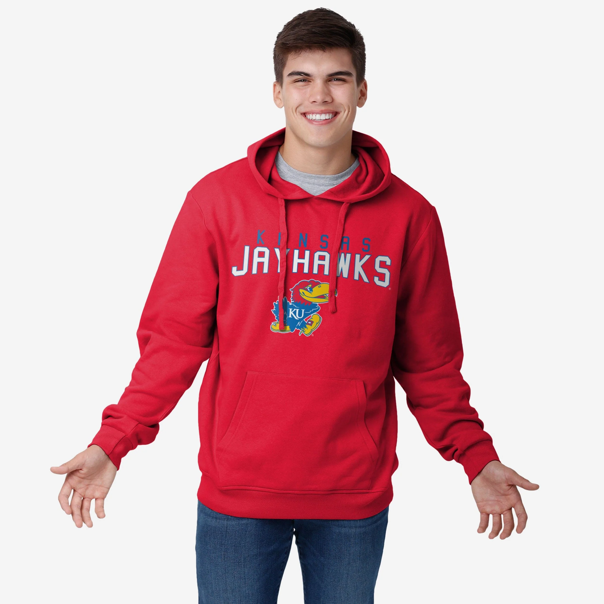 Kansas Jayhawks Solid Hoodie