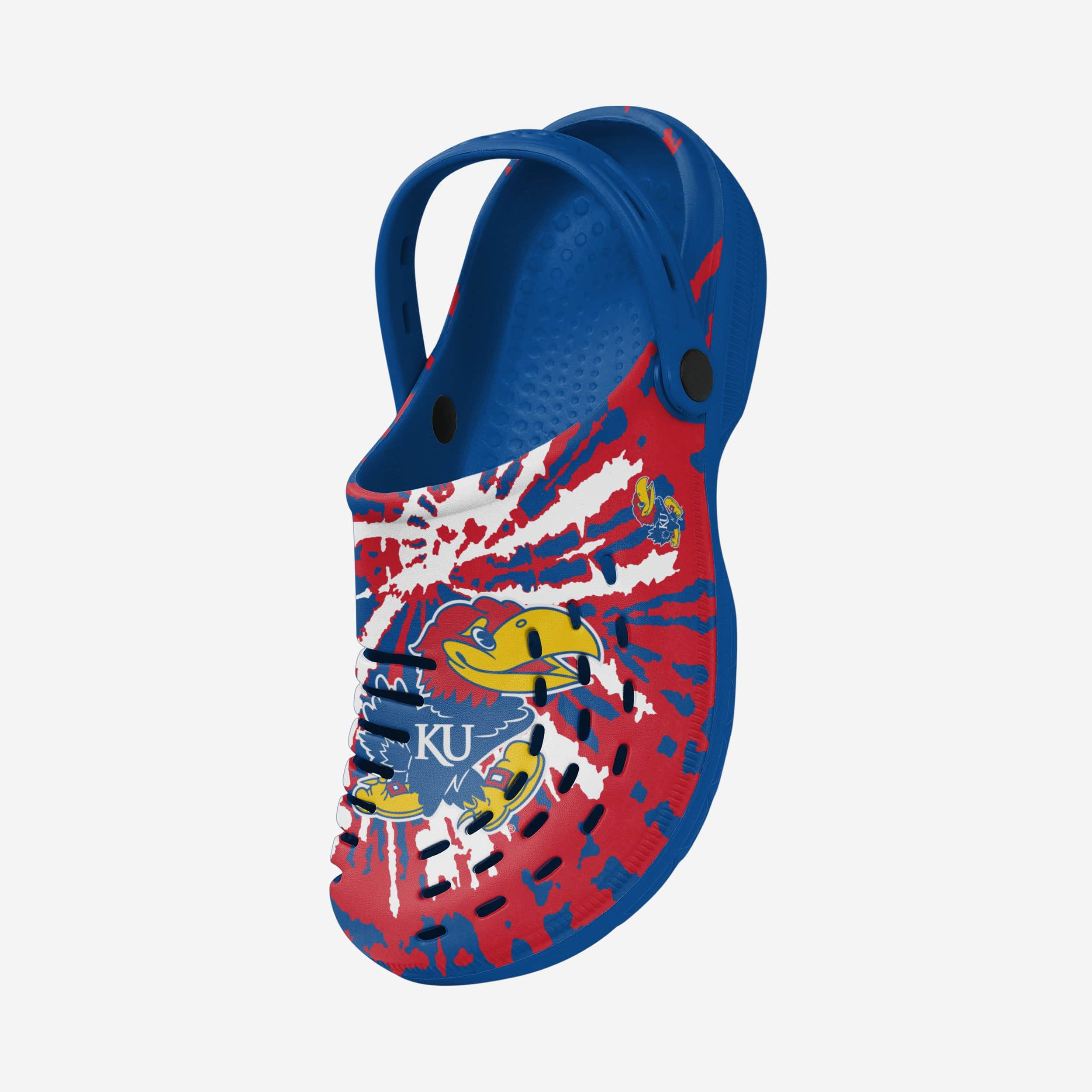 Kansas Jayhawks Tie-Dye Clog With Strap - Image 2
